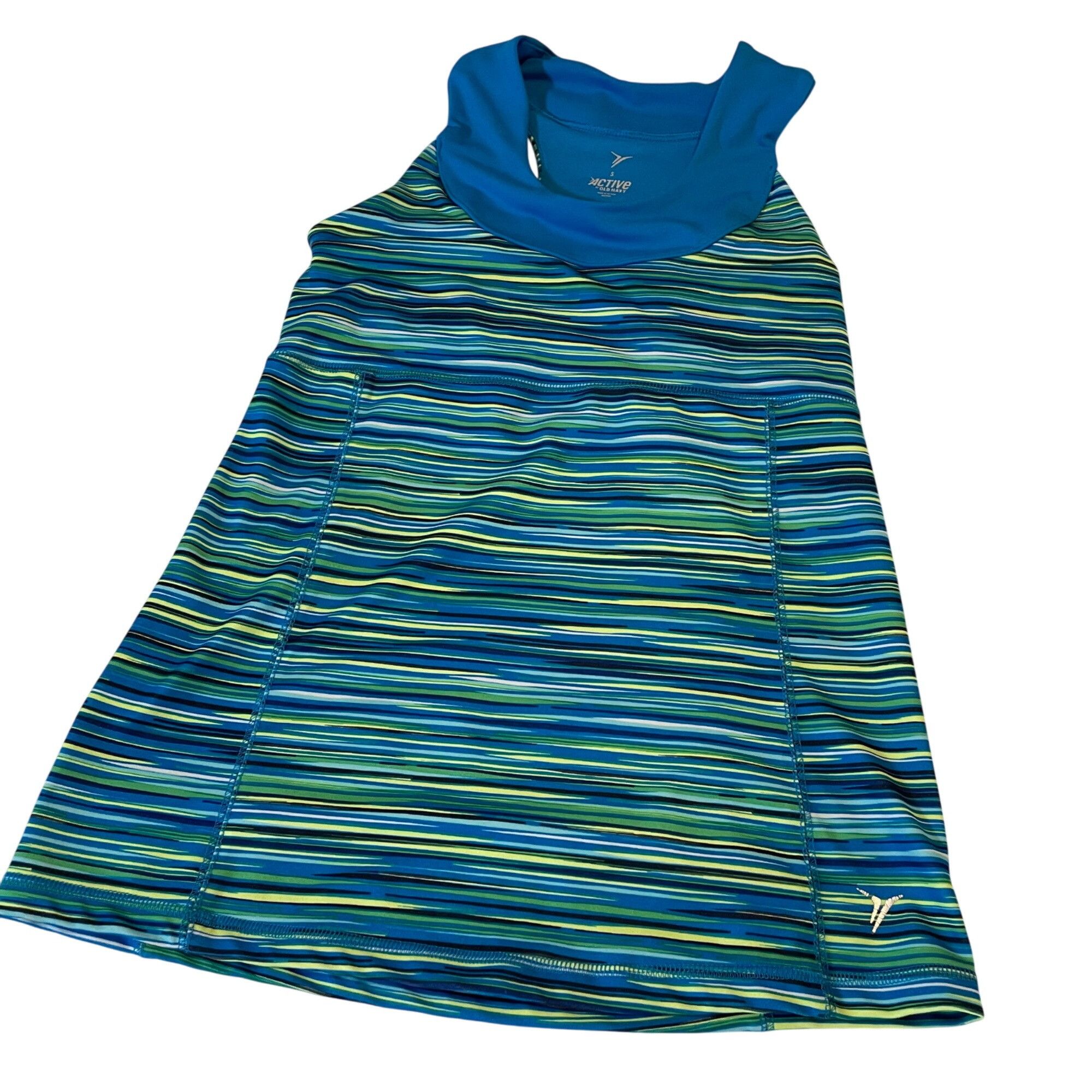 Old Navy Old Navy Active S Blue Striped Racerback Athletic Tank For W Size S / US 4 / IT 40 - 1 Thumbnail