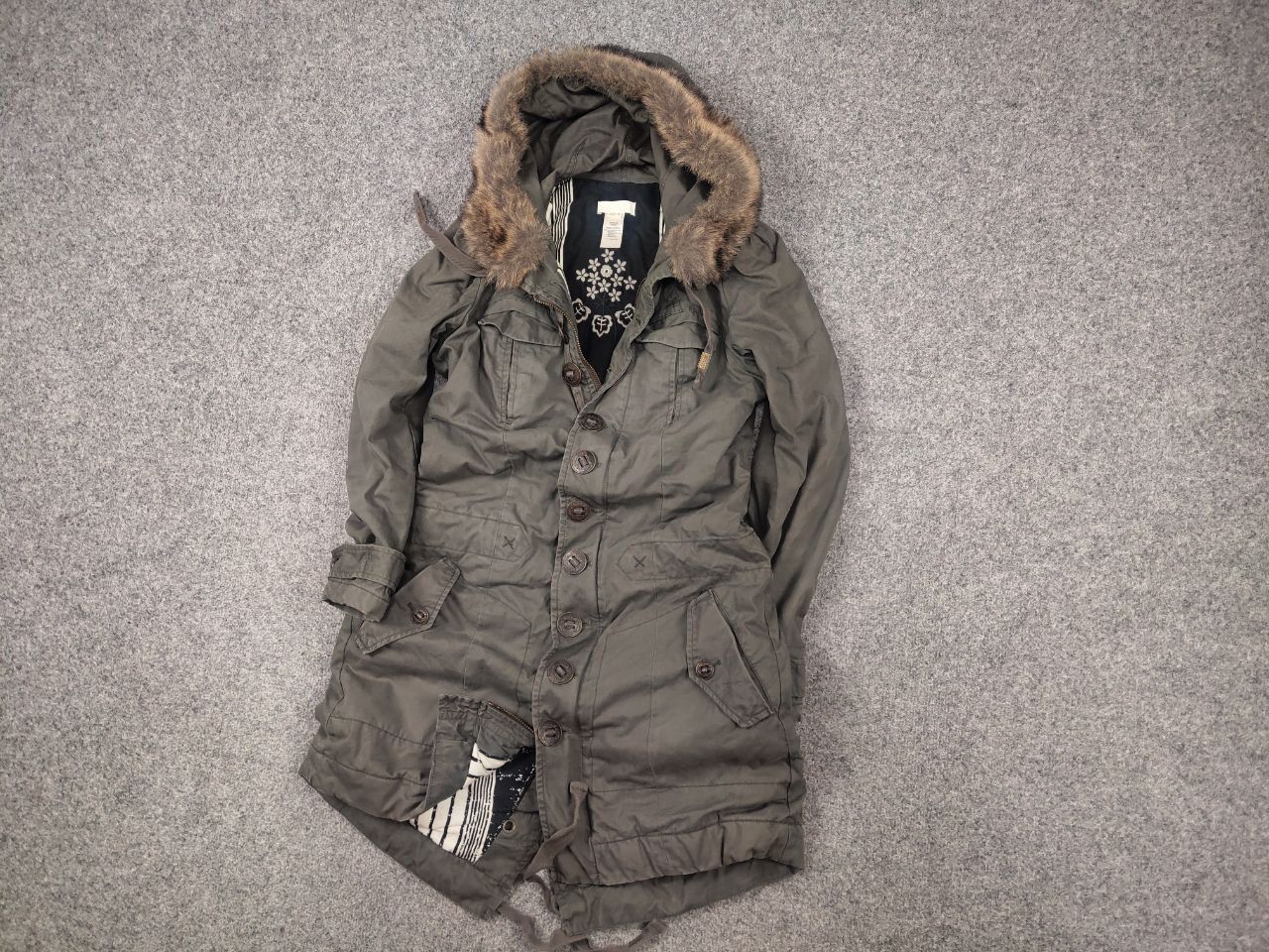 Diesel Vintage Diesel Military LGB Fur Parka Jacket Y2K opium Size M / US 6-8 / IT 42-44 - 3 Thumbnail