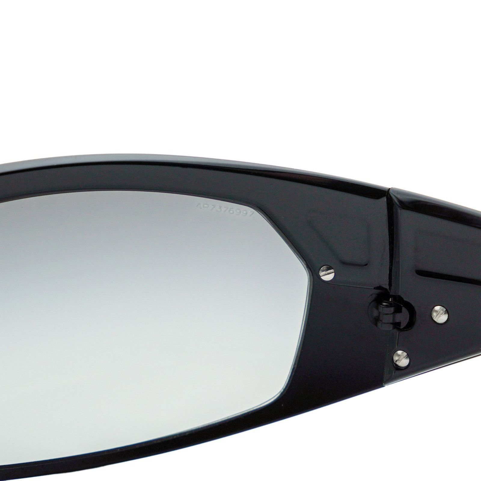 Prada Prada SPR 62I Black Shield Gradient Logo Y2K Sunglasses Size ONE SIZE - 6 Thumbnail
