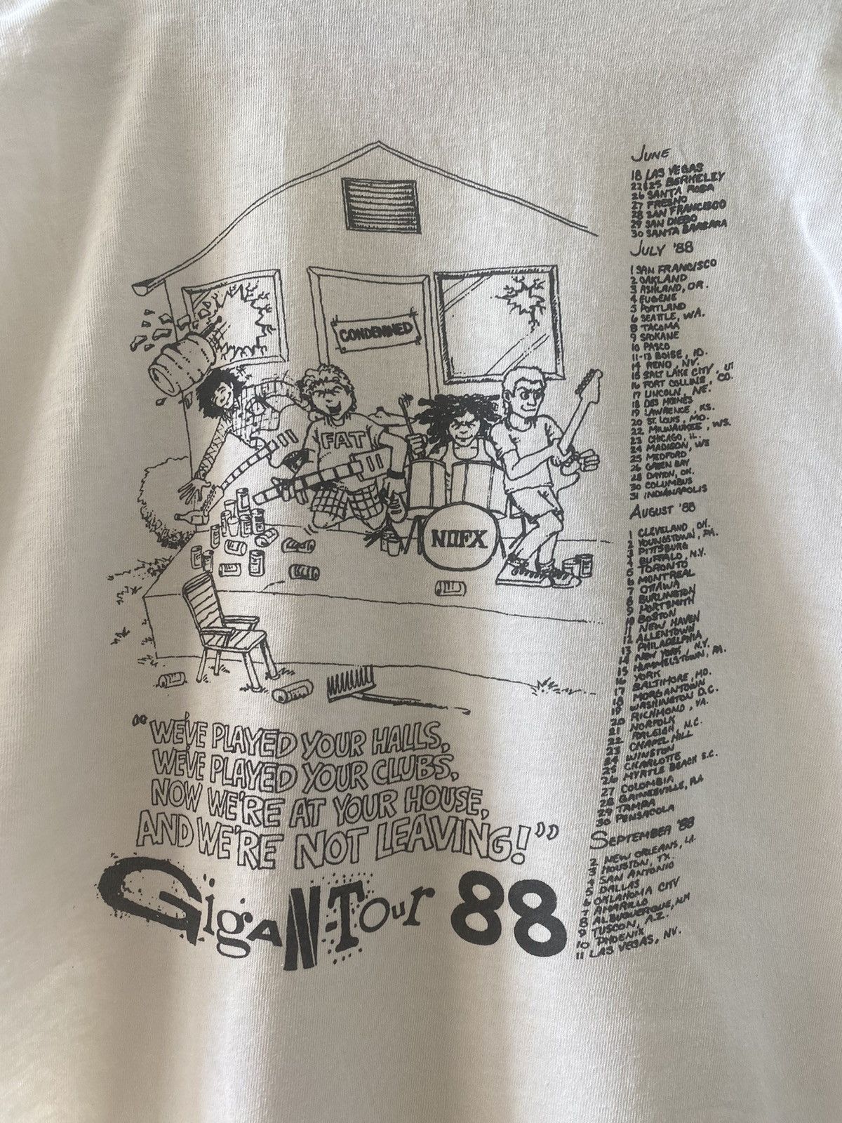 Band Tees × Vintage Band Tee x Rock Band x NOFX Gigan Tour x Vintage ©️ 2004 Size US L / EU 52-54 / 3 - 12 Thumbnail