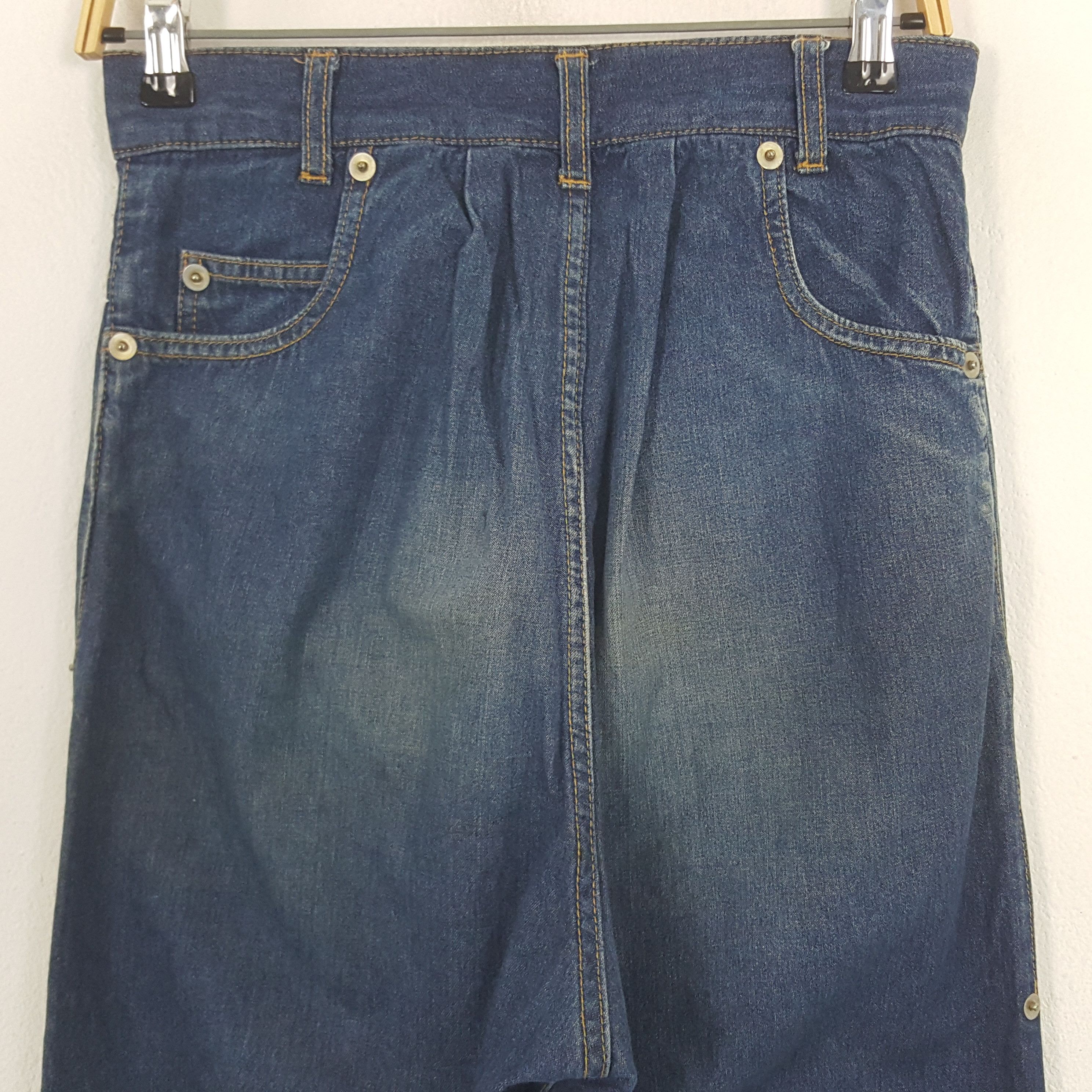 Issey Miyake × Vintage × mercibeaucoup Vintage Mercibeaucoup by Issey Miyake Japan Design Jeans Size US 27 - 5 Thumbnail