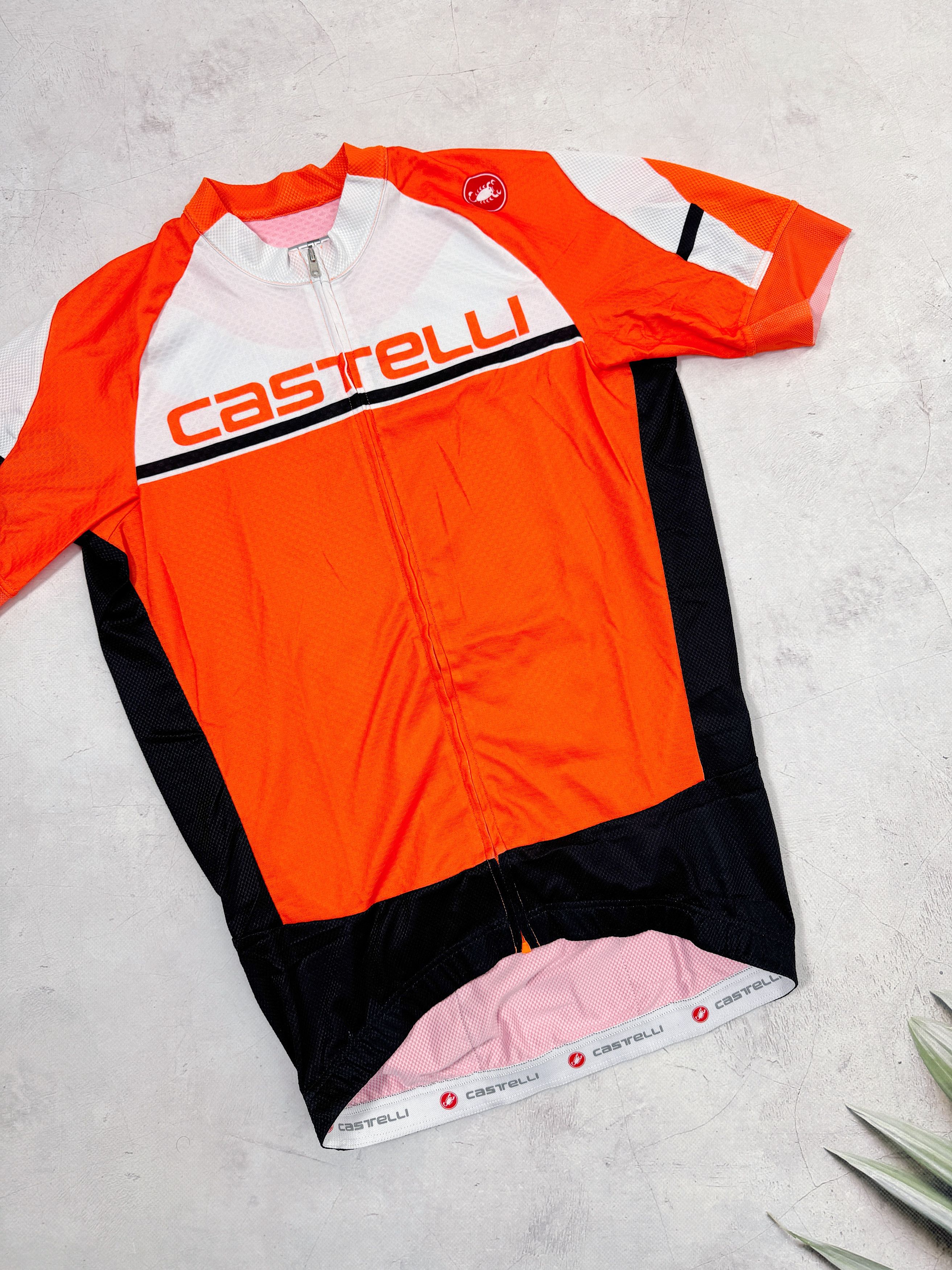 Sports Specialties Castelli Cycling Jersey Orange Italy Made Size US M / EU 48-50 / 2 - 2 Thumbnail