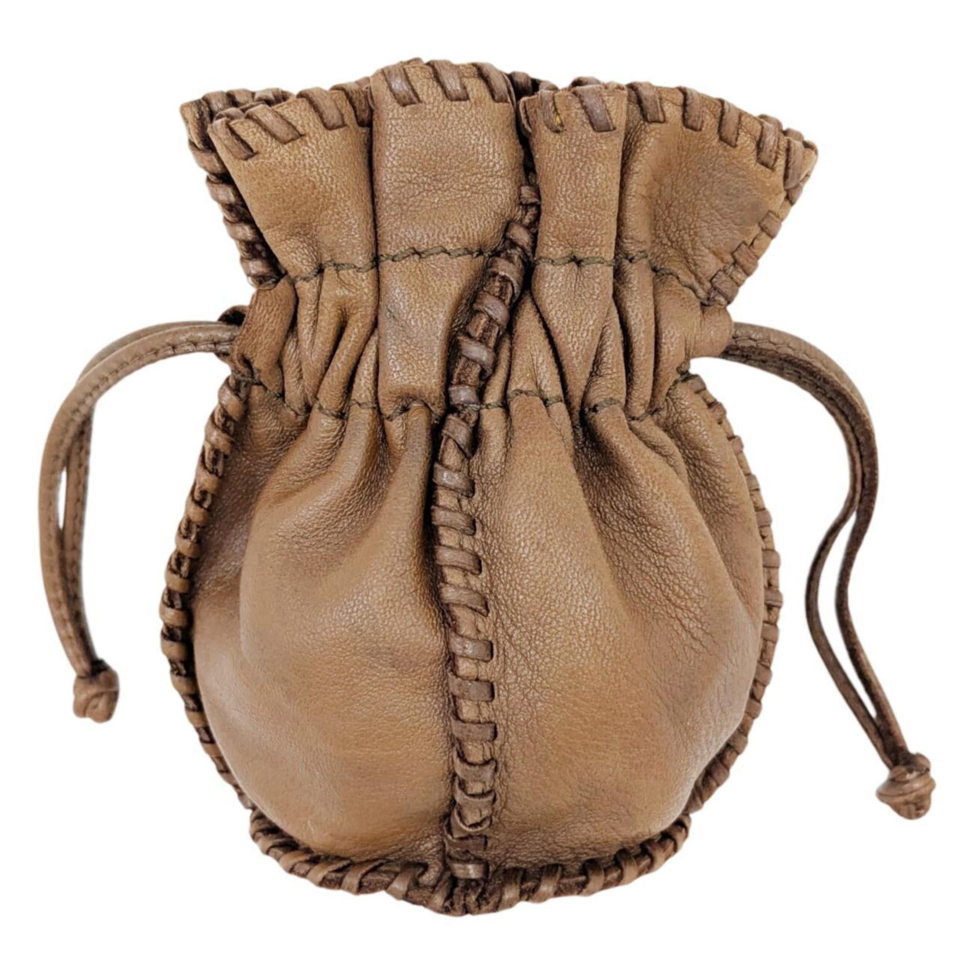Hermes Hermes Case Leather Brown Pouch Bag Women's Men's Size ONE SIZE - 1 Thumbnail