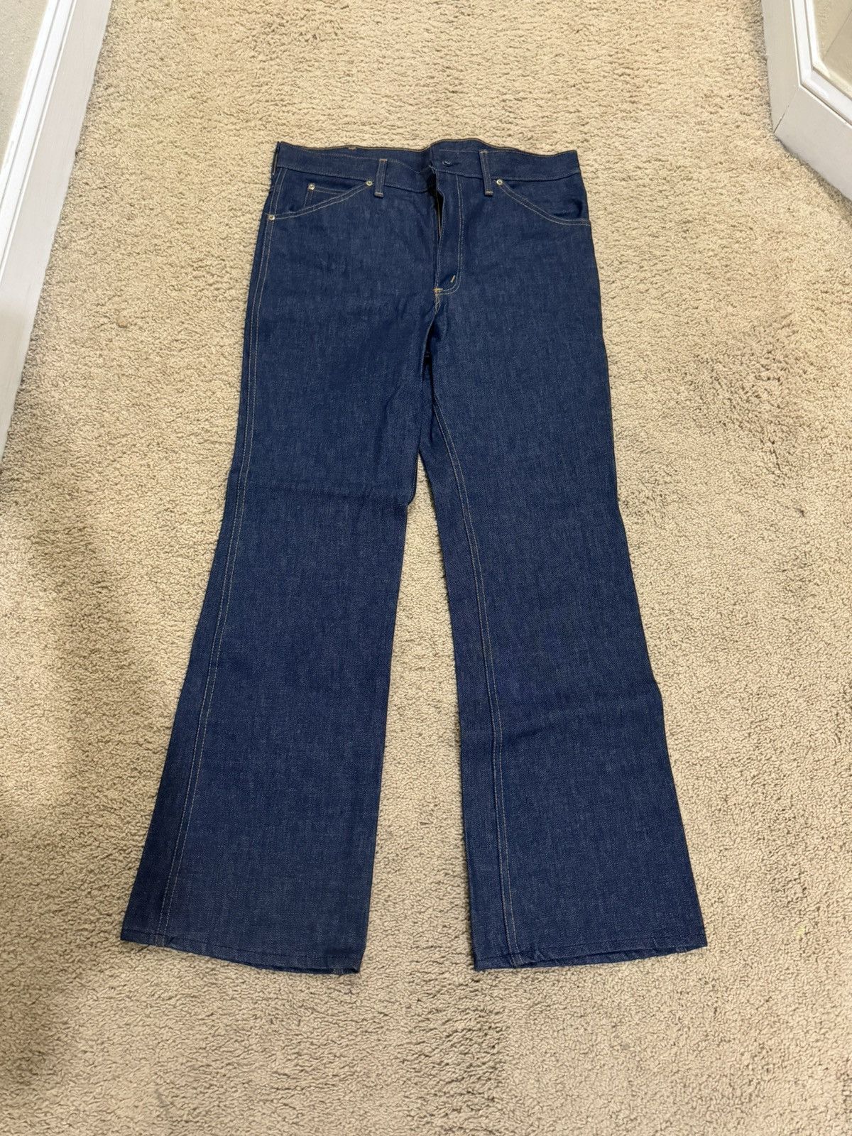 image of 70's Deadstock Carhartt Denim Jeans in Navy, Men's (Size 36)