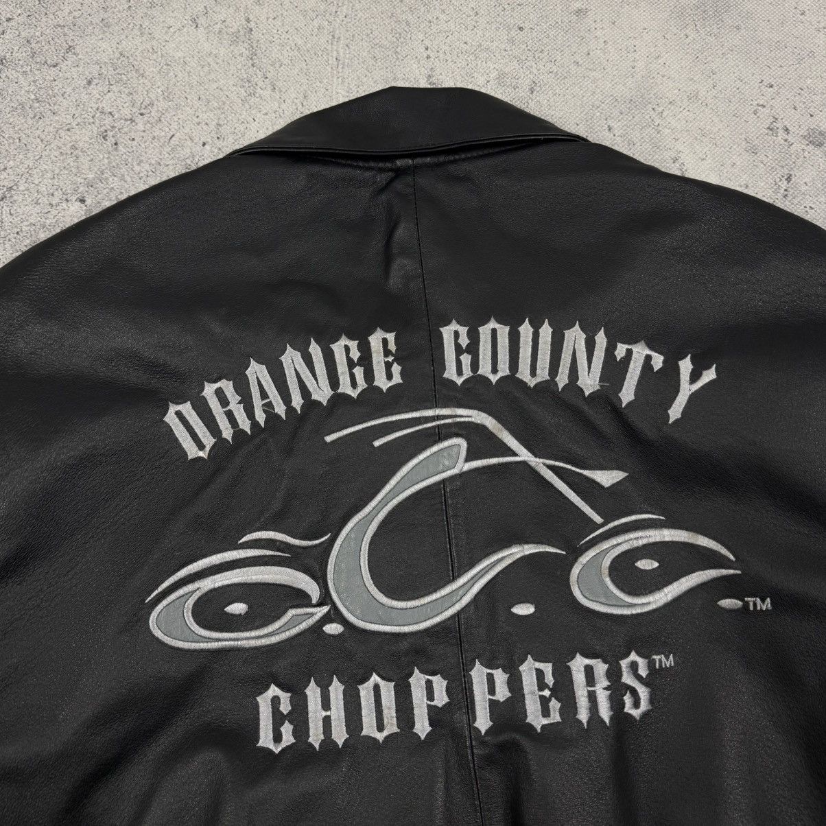 West Coast Choppers Vintage Orange Country Choppers Leather Jacket Size US L / EU 52-54 / 3 - 12 Thumbnail