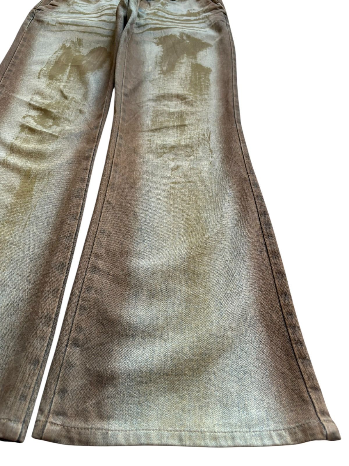 Japanese Brand Vintage Japanese Brand Rusty Mud Wash Bootcut Flare Jeans Size 28" / US 6 / IT 42 - 7 Thumbnail