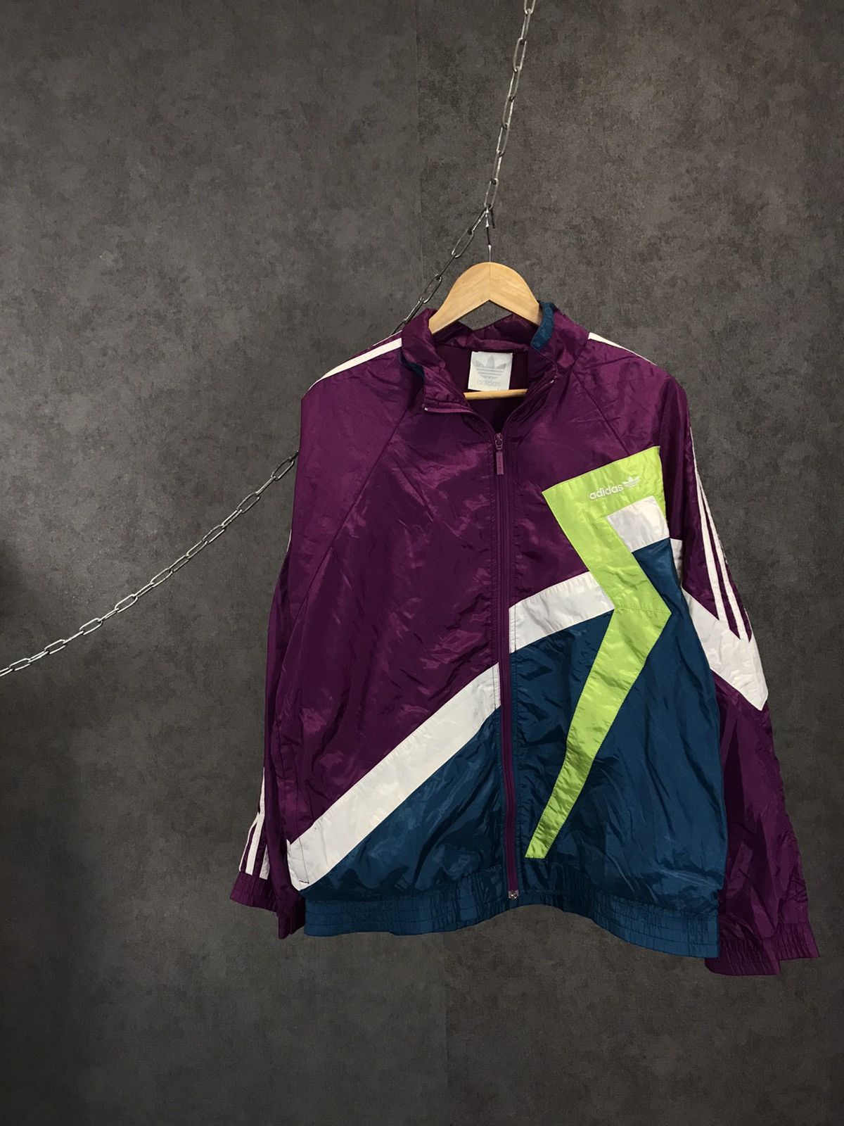 Adidas Adidas vintage zip sweatshirt Size US L / EU 52-54 / 3 - 1 Thumbnail