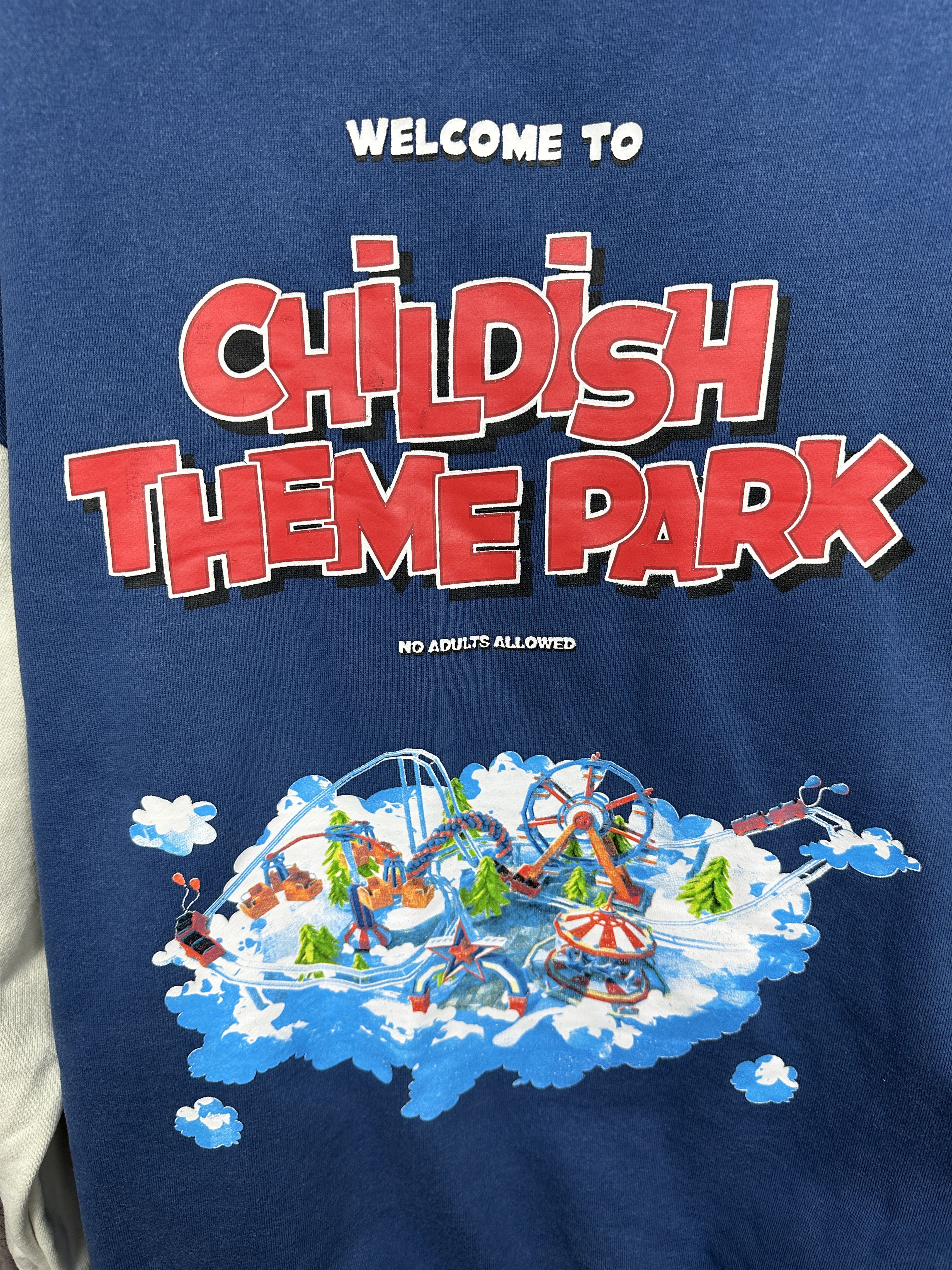 Japanese Brand Childish Theme Park Vintage Mens Big Logo Hoodie Size US XL / EU 56 / 4 - 9 Thumbnail