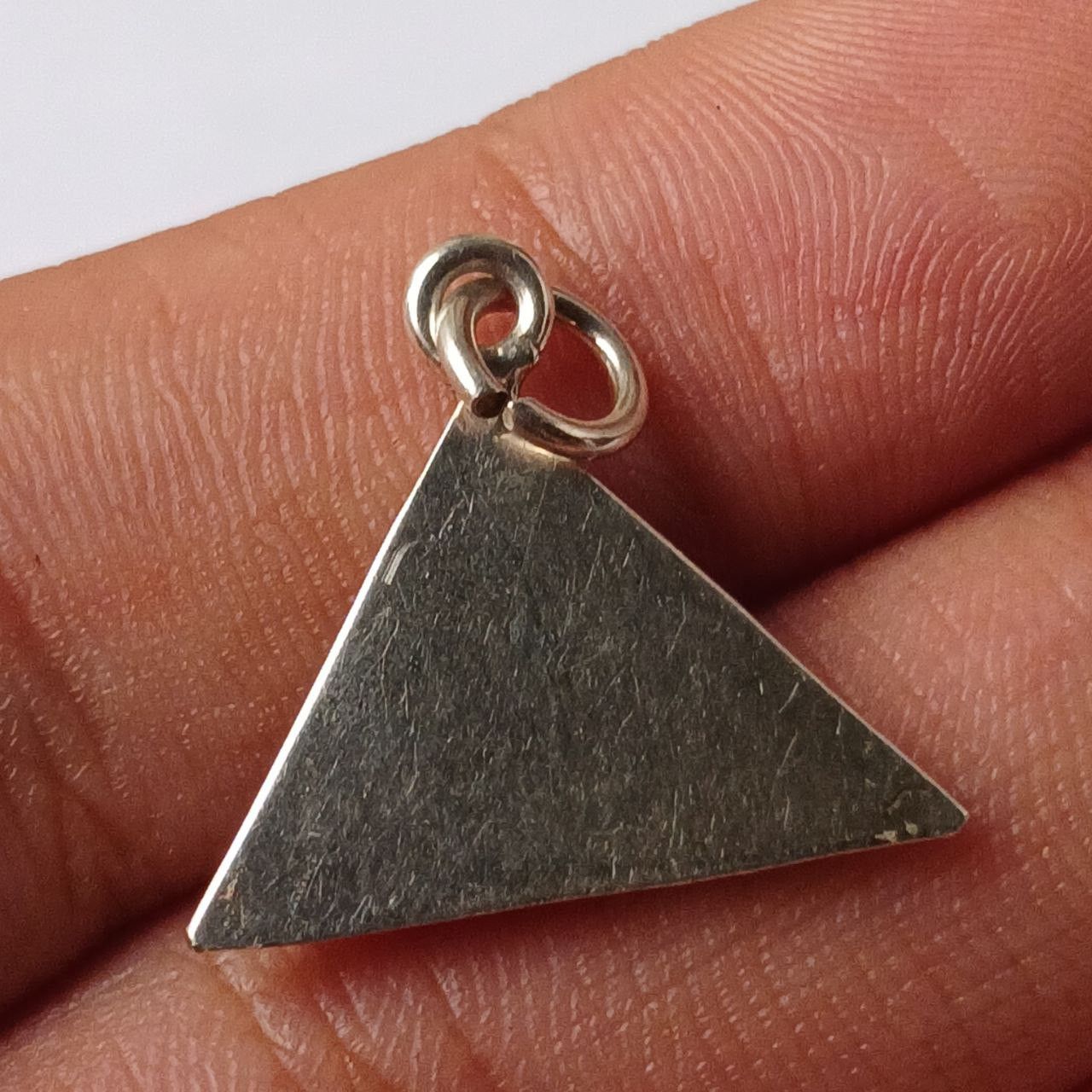 Sterling Silver 925 Silver Pyramid Pendant – Egyptian Style Pharaoh Size ONE SIZE - 2 Thumbnail