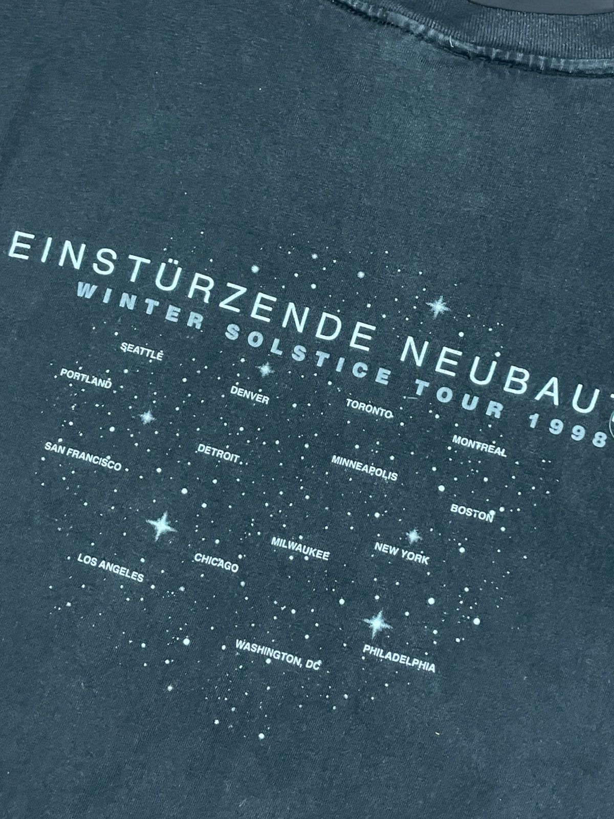 Band Tees × Vintage Einstürzende Neubauten 1998 Winter Solstice Tour t-shirt Size US L / EU 52-54 / 3 - 7 Thumbnail