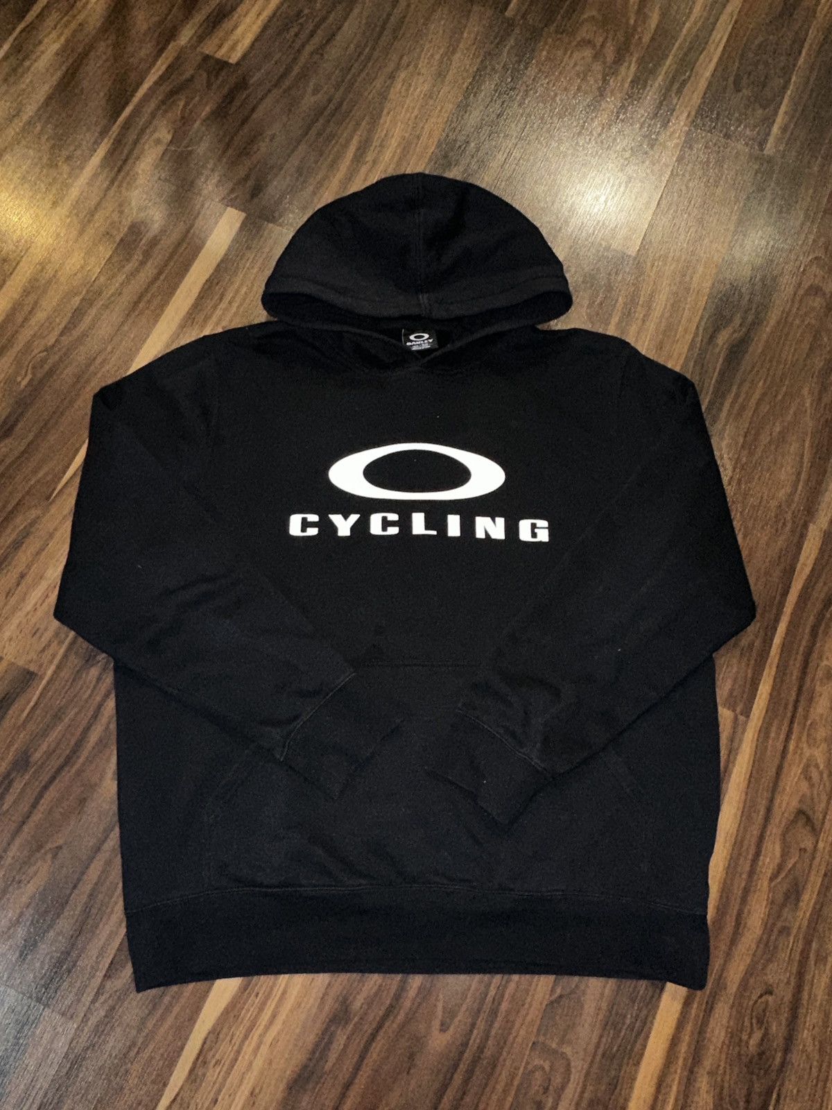 Oakley RARE Y2K Oakley Cycling Spell Out Hoodie XL Size US XL / EU 56 / 4 - 4 Thumbnail