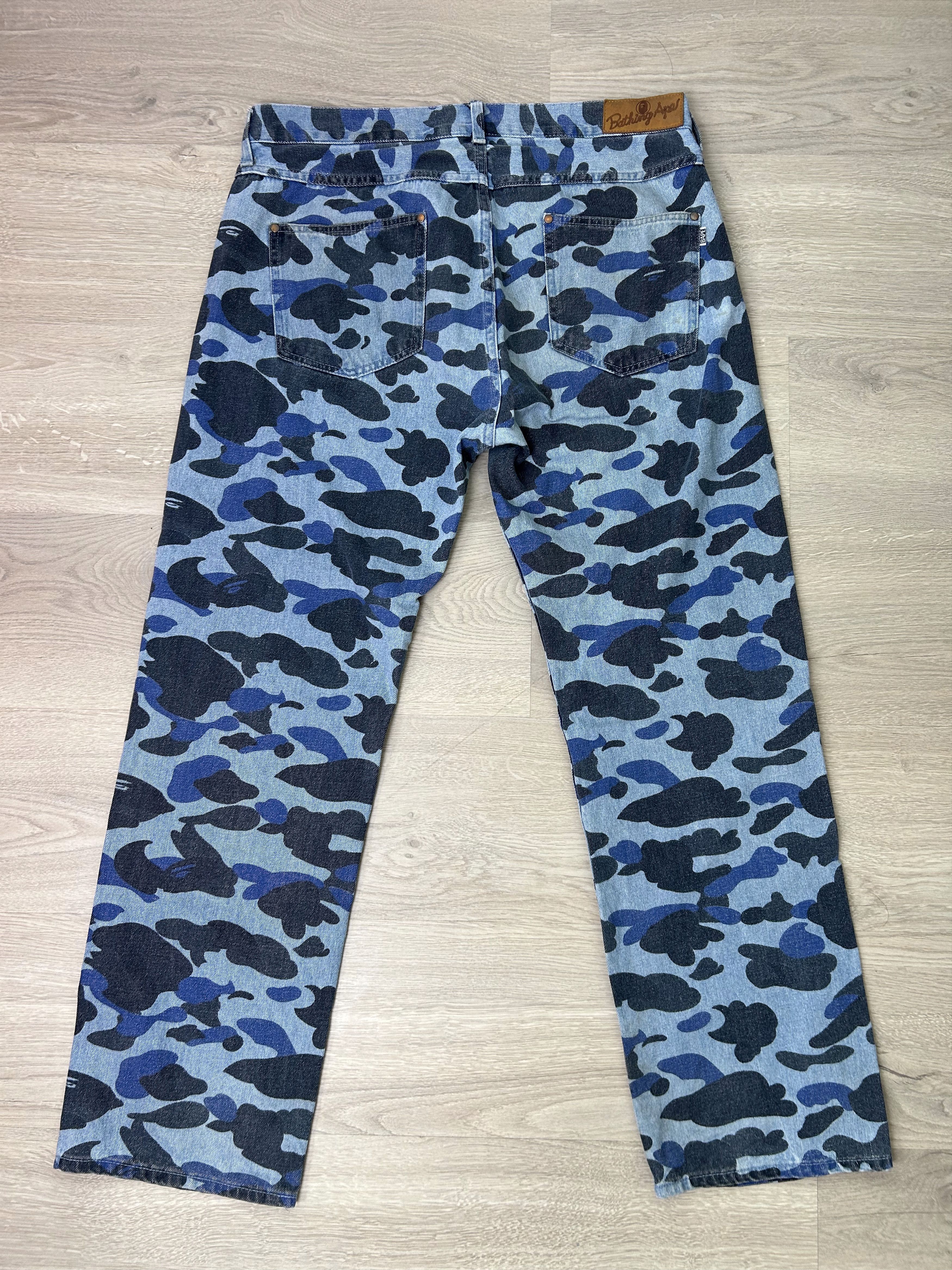 Bape BAPE Color Camo Denim Pants Light Indigo [Size L] Size US 36 / EU 52 - 4 Thumbnail