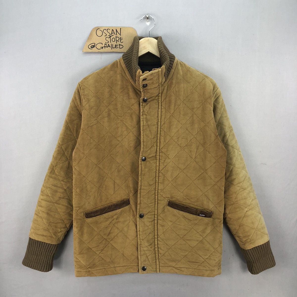 Silas Vintage 90’s Silas Faded Quilted Zipper Jacket Size US M / EU 48-50 / 2 - 1 Thumbnail