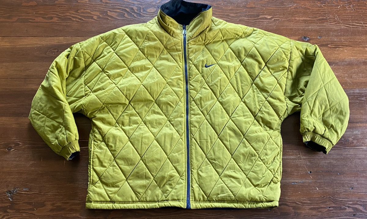 Nike × Vintage Vintage 90’s Nike Air Mini Swoosh Reversible Full Zip Jacket Size US L / EU 52-54 / 3 - 3 Thumbnail