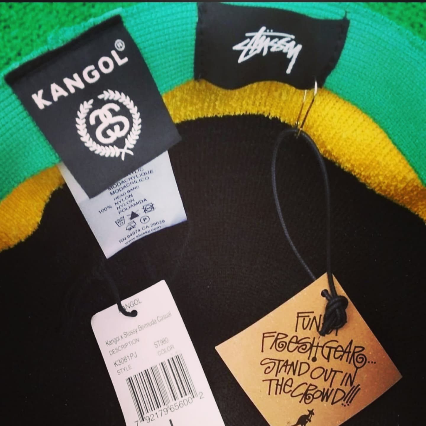 Kangol Stussy #Deadstock Rare #Stussy x #Kangol #Bermuda Size ONE SIZE - 4 Thumbnail
