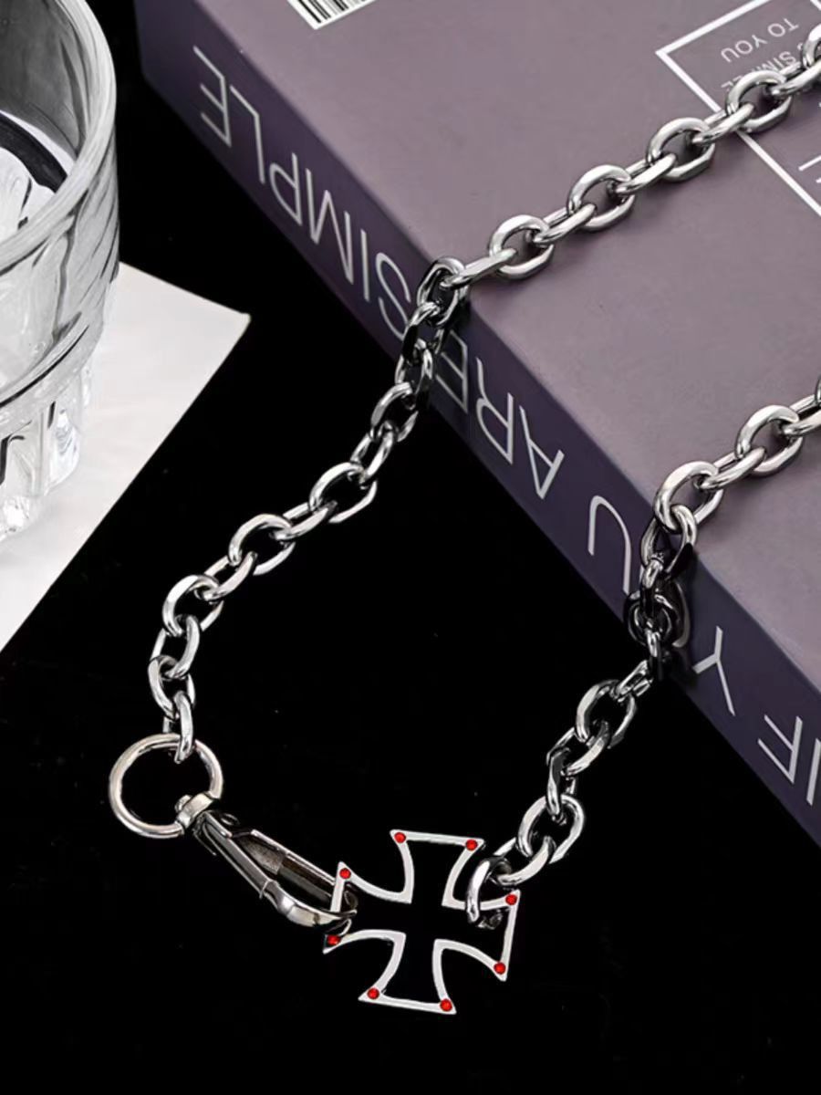 Other Cross Hip-hop STEAL! Y2K Chains Necklace Chain Size ONE SIZE - 6 Thumbnail