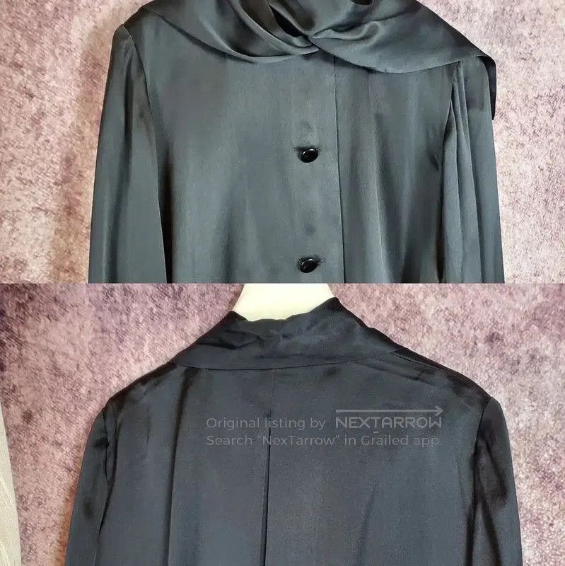 Givenchy Givenchy Black Silk Long Sleeve Blouse . Size M / US 6-8 / IT 42-44 - 3 Thumbnail