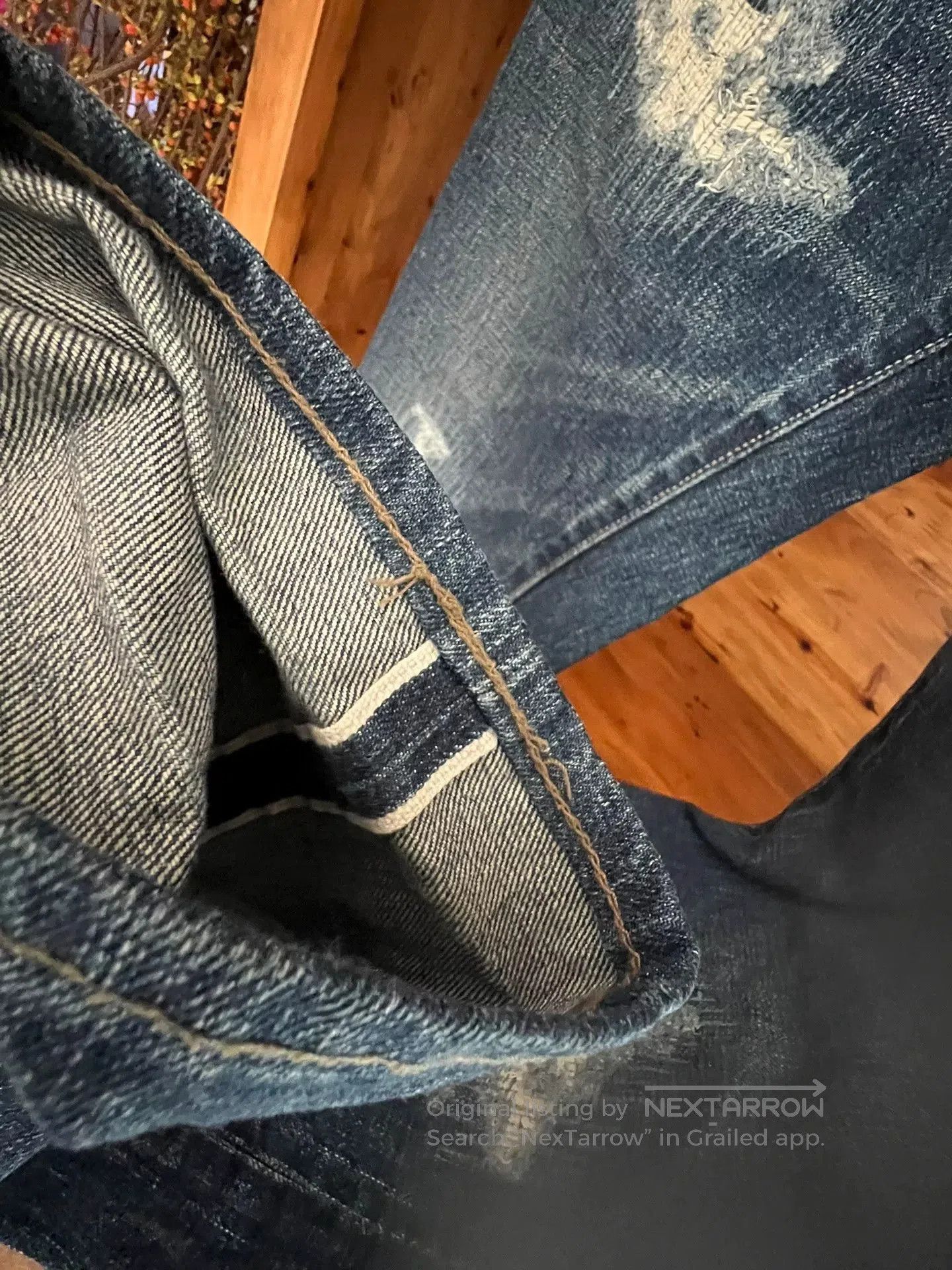 Tenderloin vintage washed distressed denim jeans. Size US 30 / EU 46 - 4 Thumbnail