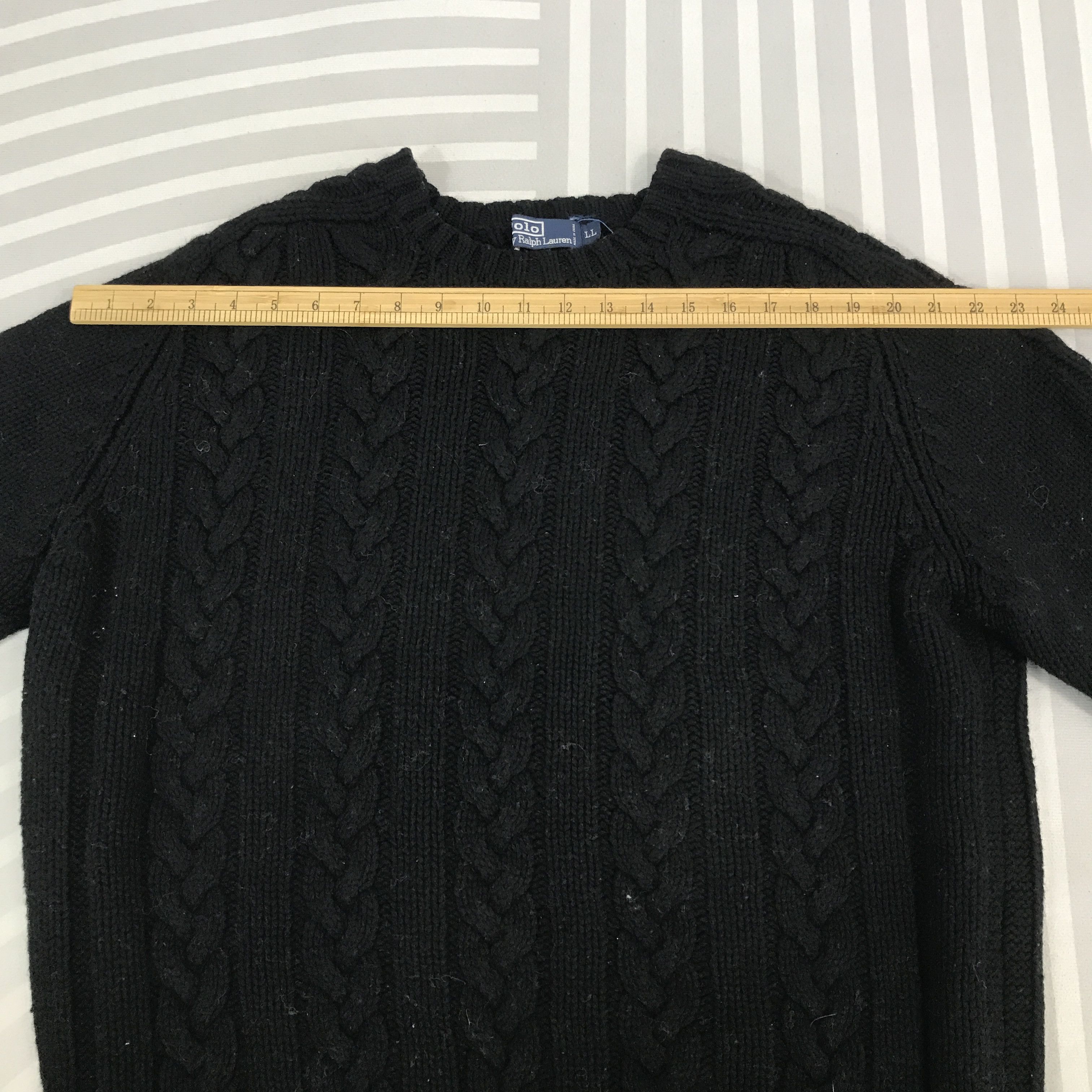 Polo Ralph Lauren × Vintage Vintage Polo Ralph Lauren Knitwear patchwork elbow Jacket Size US L / EU 52-54 / 3 - 5 Thumbnail