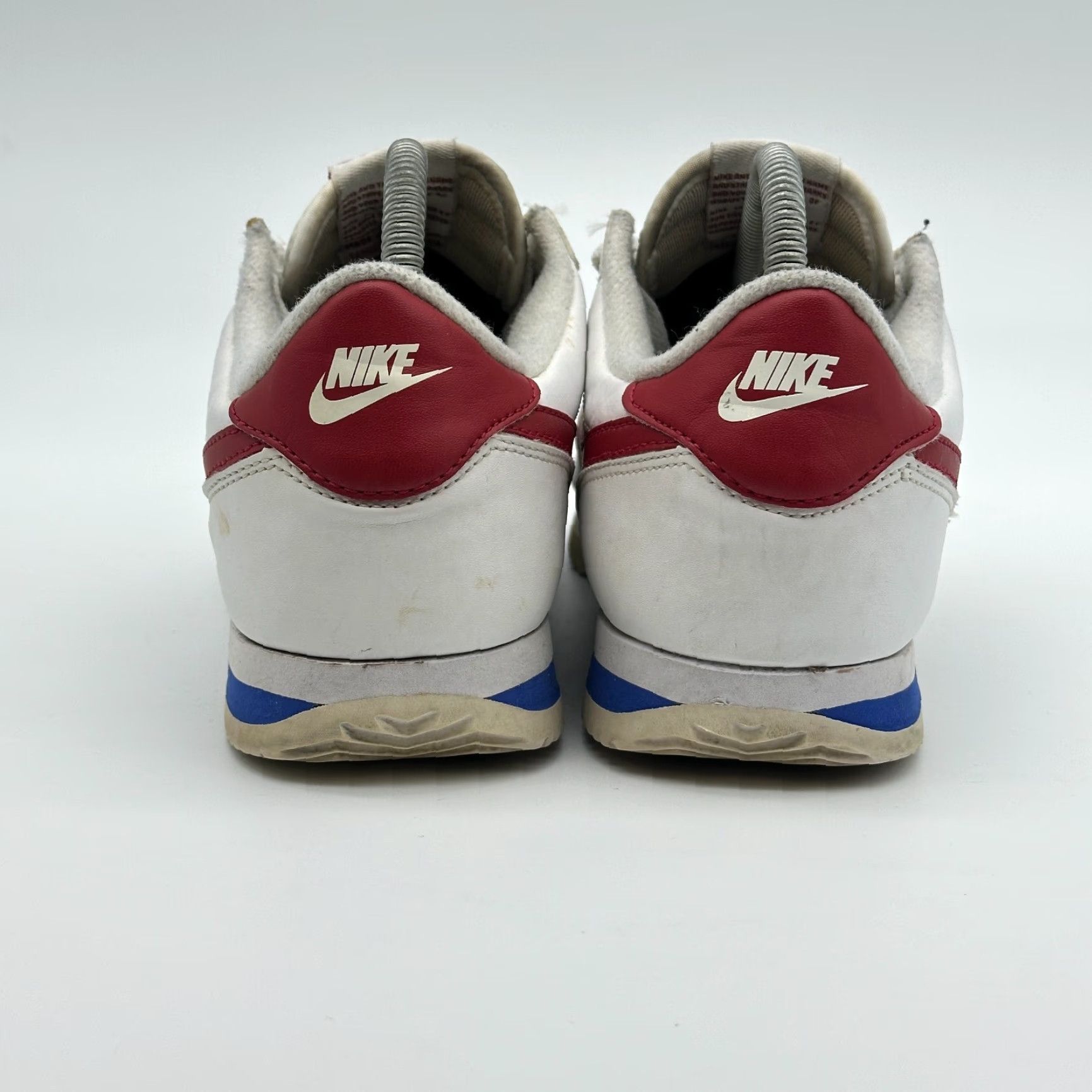 Nike Nike Cortez Sneaker Mens Size 8 White Red Blue Leather 819719-103 Go Out Sports Casual Shoes Size US 8 / EU 41 - 4 Thumbnail