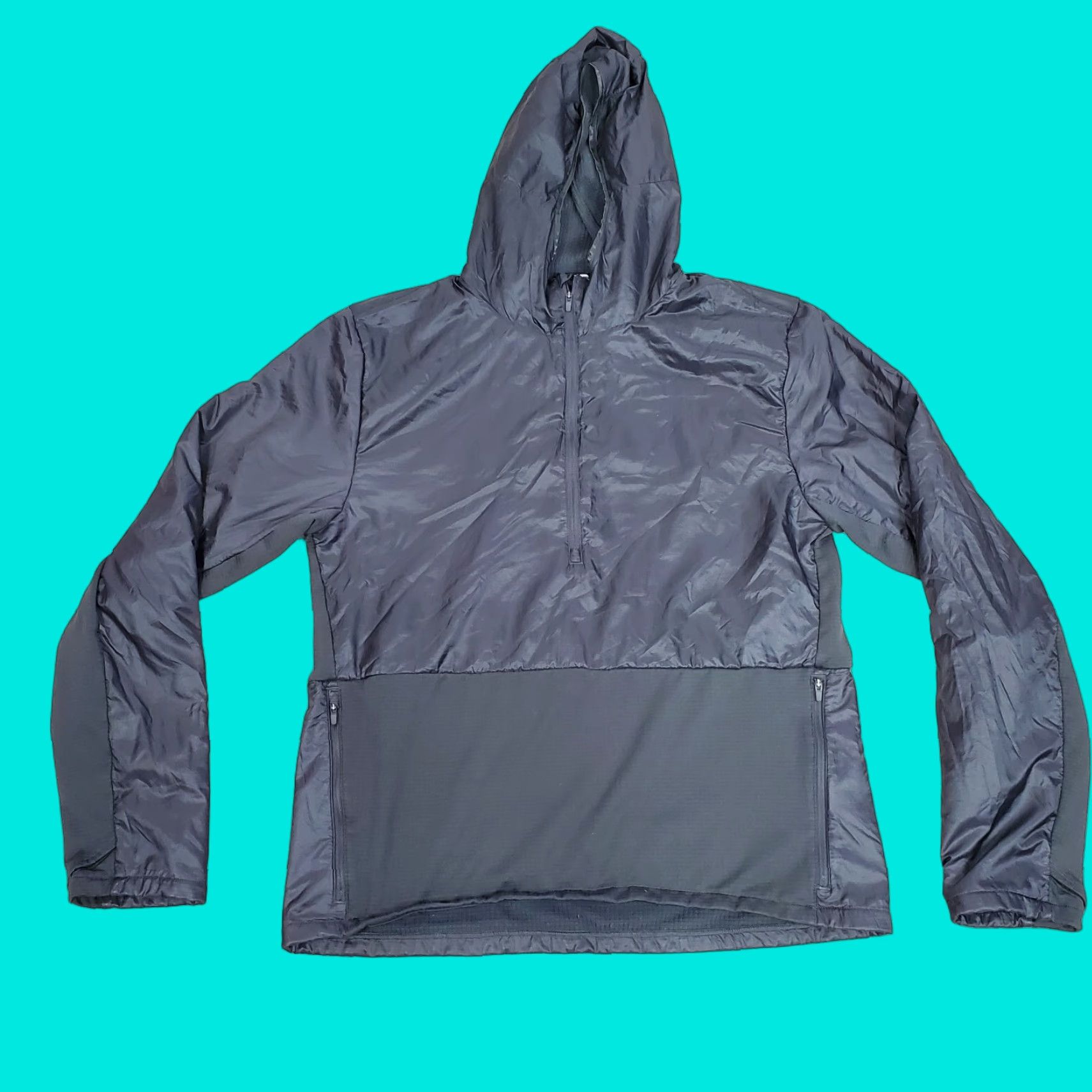 The North Face The North Face Jacket Mens M Black Windbreaker Coat Waffle Thermal Hooded Size US M / EU 48-50 / 2 - 1 Thumbnail