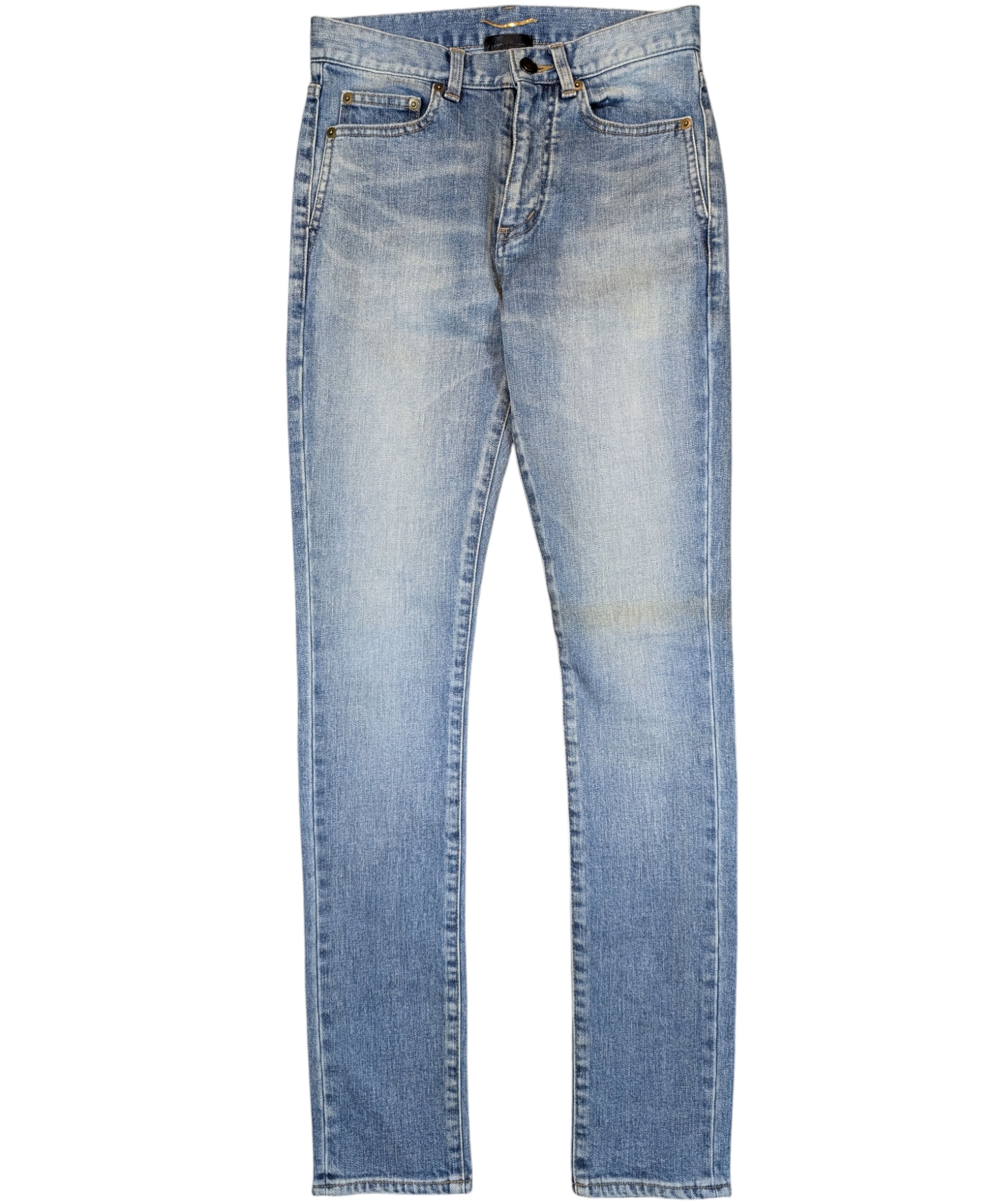 Saint Laurent Paris Saint Laurent Blue Denim Jeans Hedi Slimane D02 Size 26" / US 2 / IT 38 - 1 Thumbnail