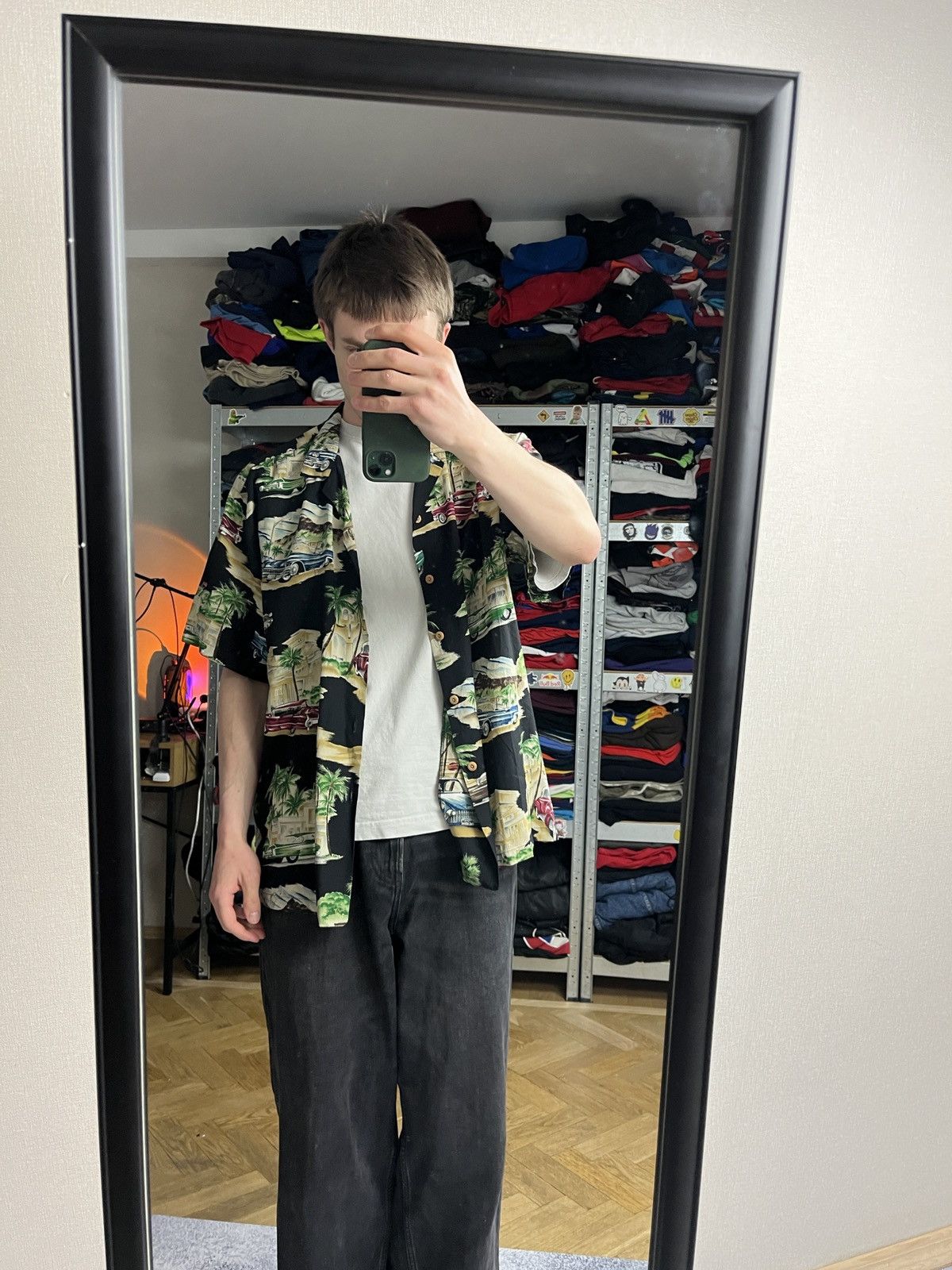 Paradise Found × Vintage Vintage Found Paradise Rayon General Motors Hawaiian Shirt Size US XL / EU 56 / 4 - 3 Thumbnail