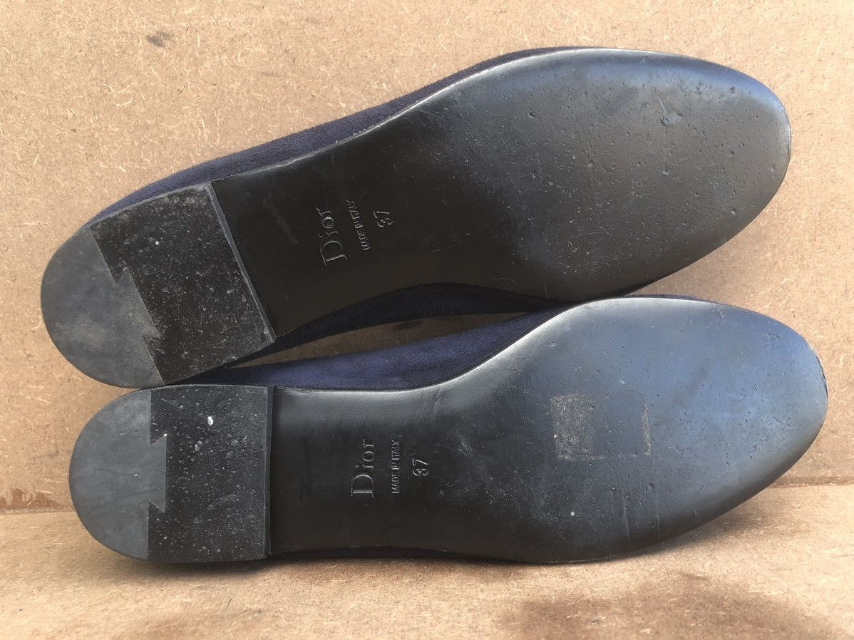 Christian Dior Monsieur Christian Dior Nevy Blue Women’s Flat Shoes Size 37 Size US 6.5 / IT 36.5 - 14 Thumbnail