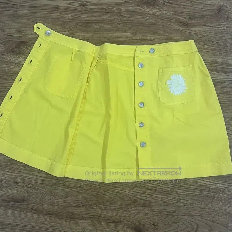 Kenzo KENZO Yellow Cotton Mini Skirt for Women . Size 24" / US 00 / IT 34 - 4 Thumbnail