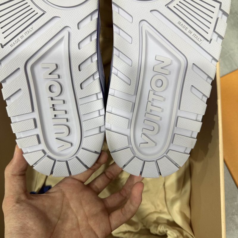 Louis Vuitton Louis Vuitton Trainer Maxi Leather Low Tops -2508 Size US 7.5 / EU 40-41 - 8 Thumbnail