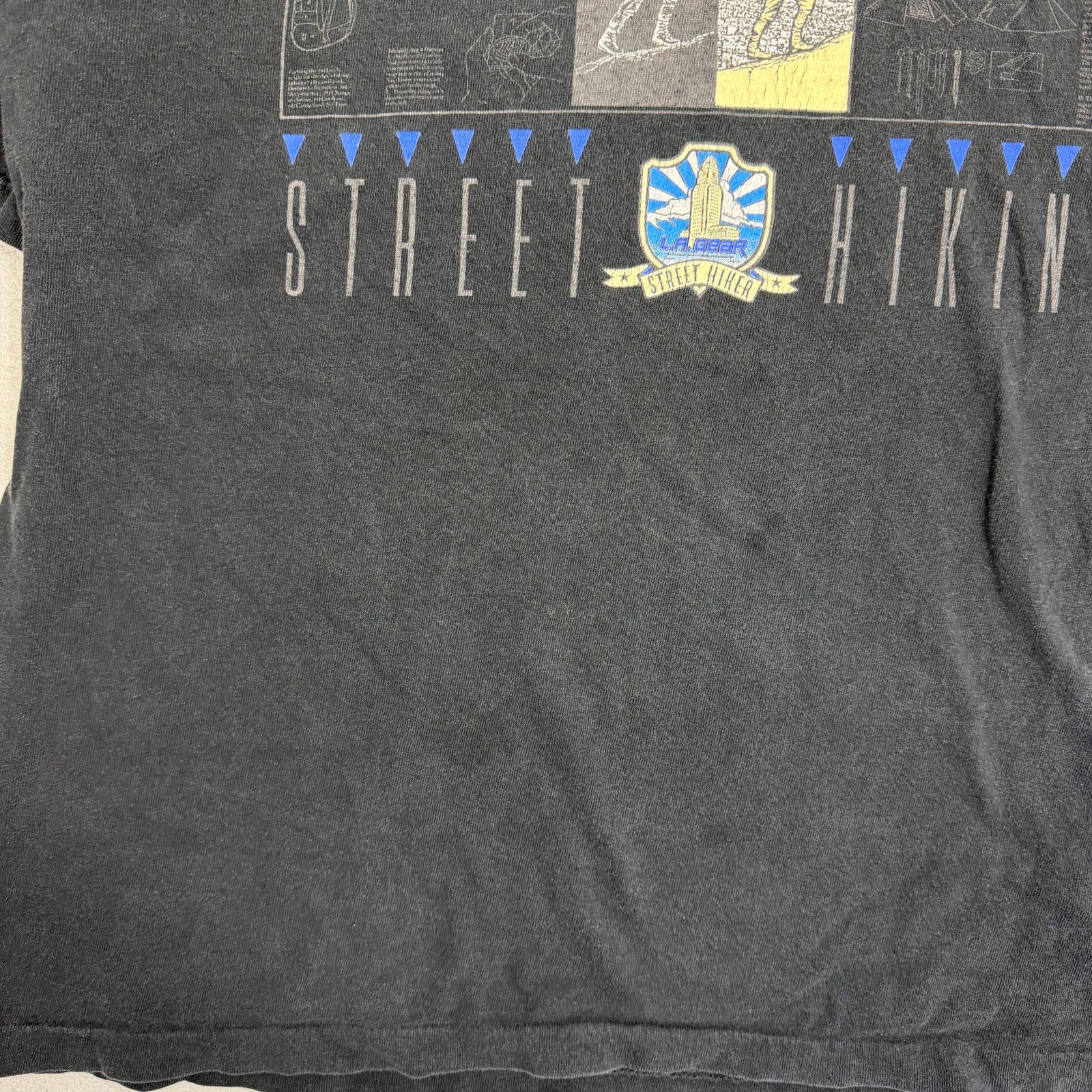Vintage Vintage Backpacking Techniques Shirt Men's XL Black 90s Size US XL / EU 56 / 4 - 4 Thumbnail