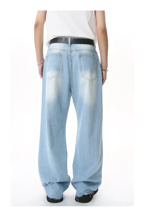 Other Loose straight-leg washed ripped jeans Size US 32 / EU 48 - 6 Thumbnail