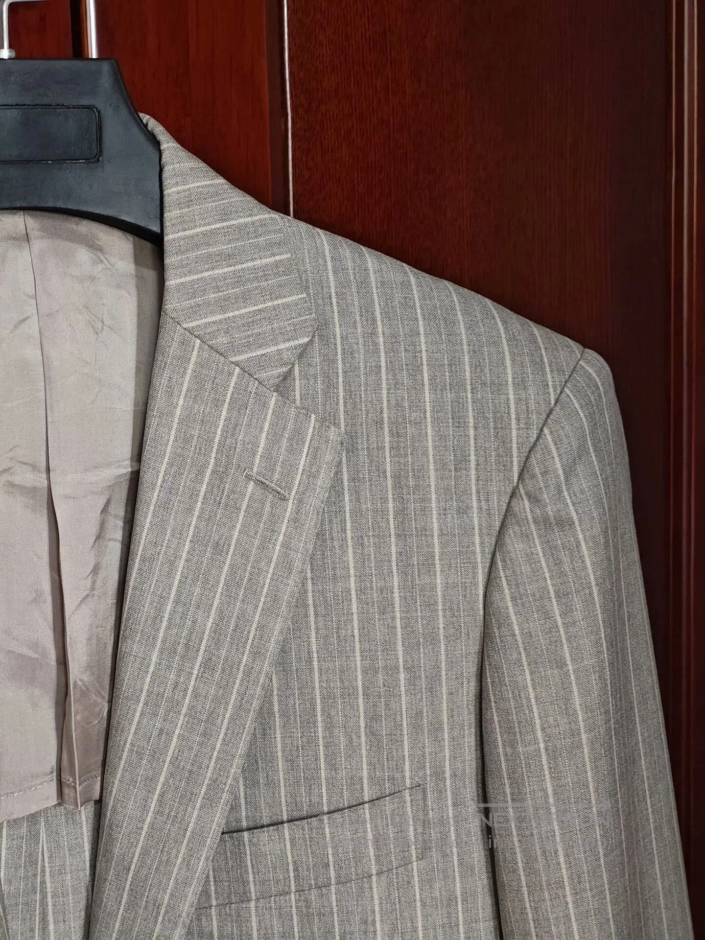 Ring Jacket Japanese Wool Linen Striped Blazer. Size US S / EU 44-46 / 1 - 2 Thumbnail