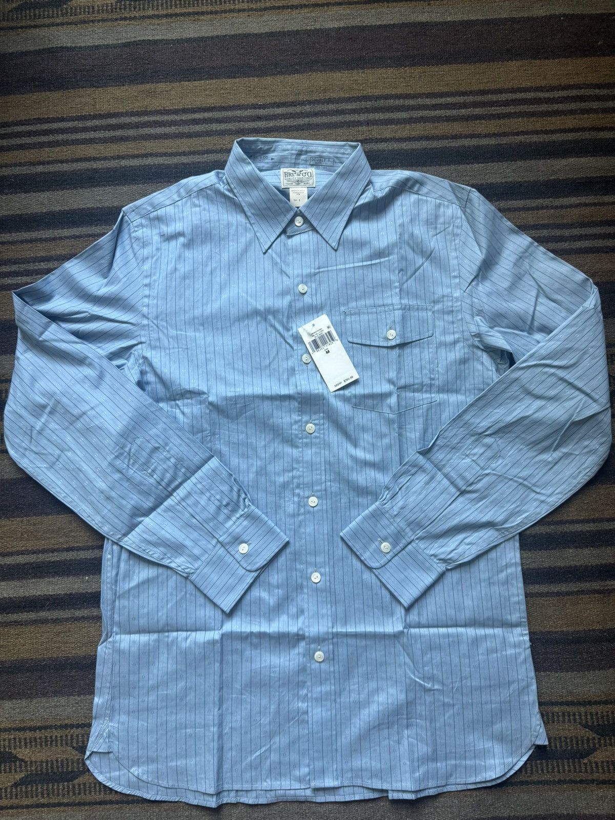 RRL Ralph Lauren Eli Dress Shirt With Flap Pocket Size US M / EU 48-50 / 2 - 1 Thumbnail