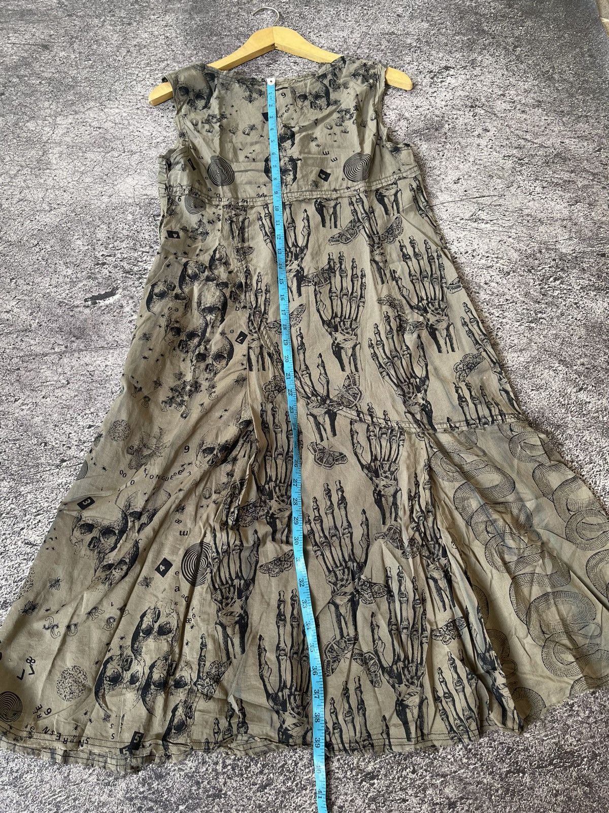 Hysteric Glamour HYSTERIC GLAMOUR SNAKE SKULL SLEEVESS DRES Size M / US 6-8 / IT 42-44 - 15 Thumbnail