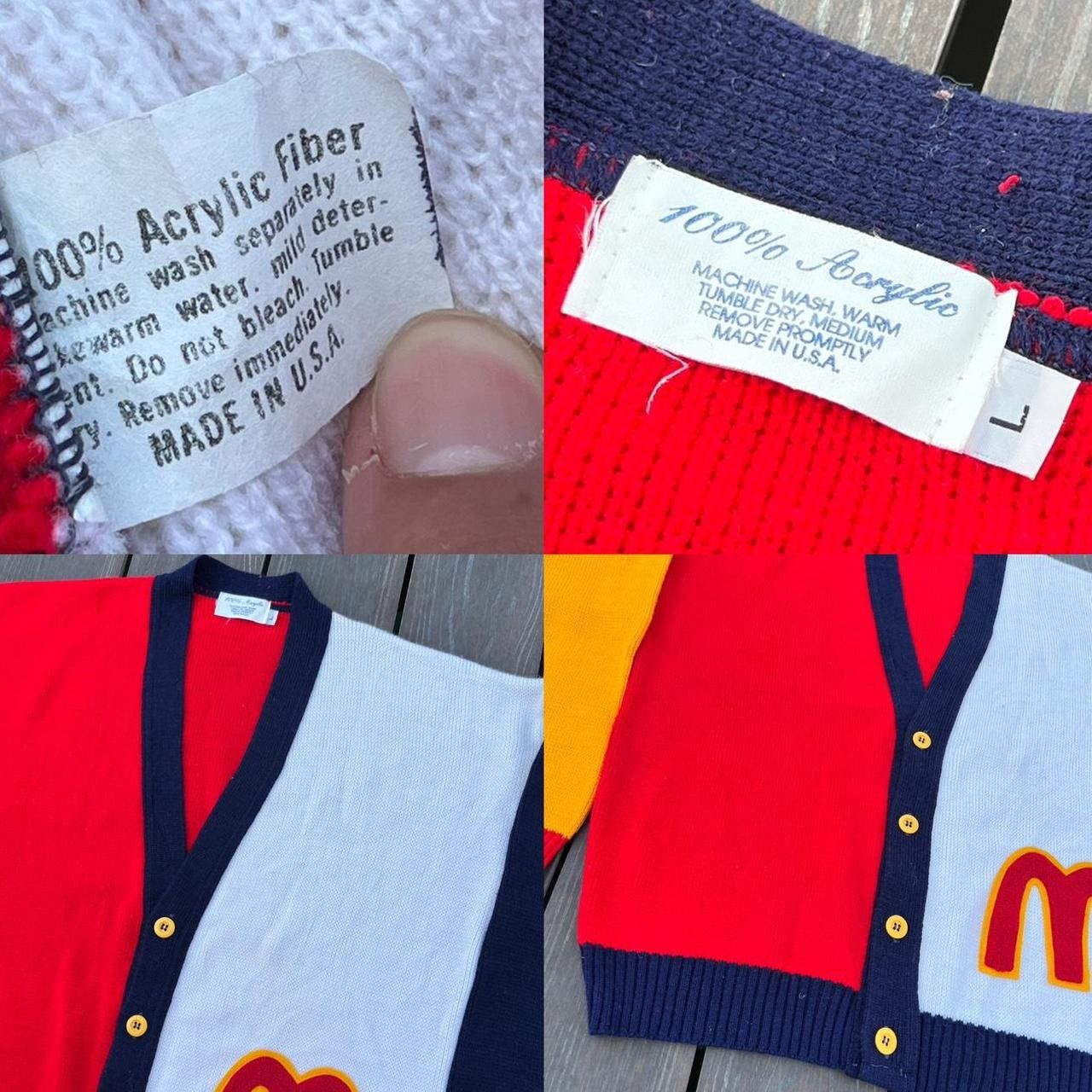 Vintage Sweatshirt McDonald's Vintage 70s 80s Acrylic Size US L / EU 52-54 / 3 - 7 Thumbnail