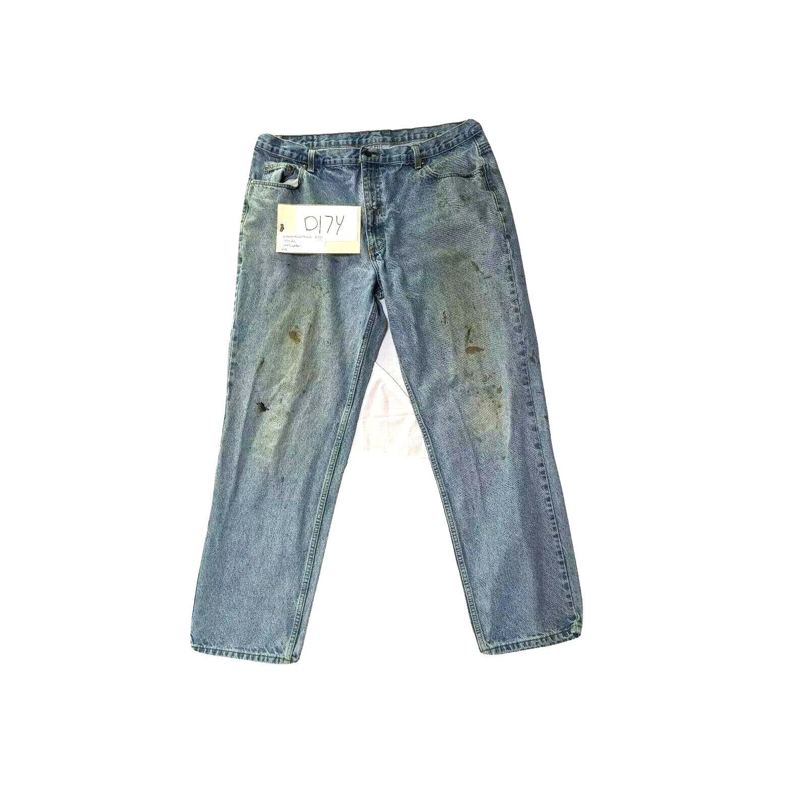 Other Members Mark Mens Work Stained Jeans/Pants 40x32 34c Size US 40 / EU 56 - 3 Thumbnail