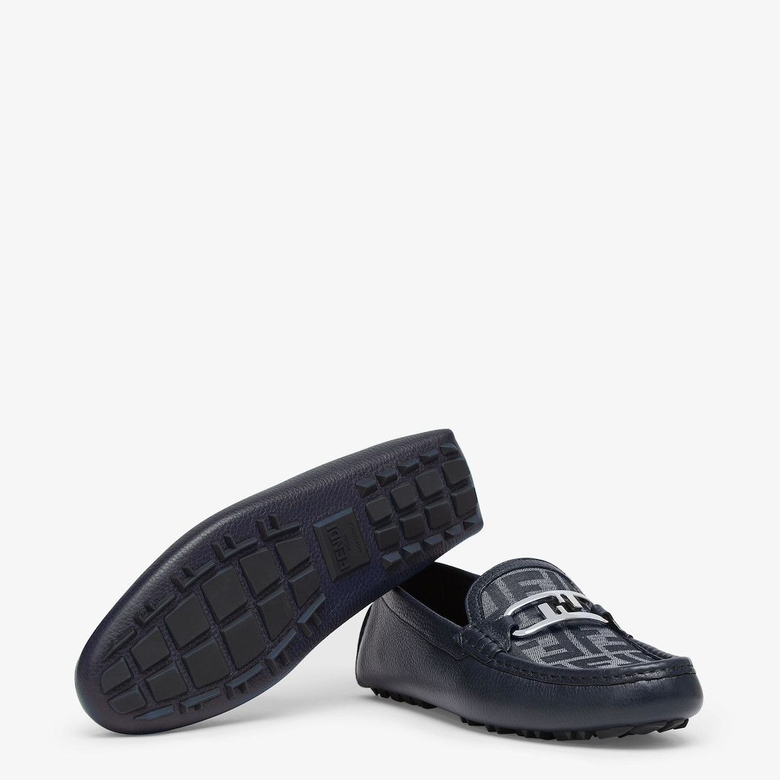 Fendi o1s1wg111025 Fendi O'Lock Driving Shoes in Blue Size US 11 / EU 44 - 4 Thumbnail
