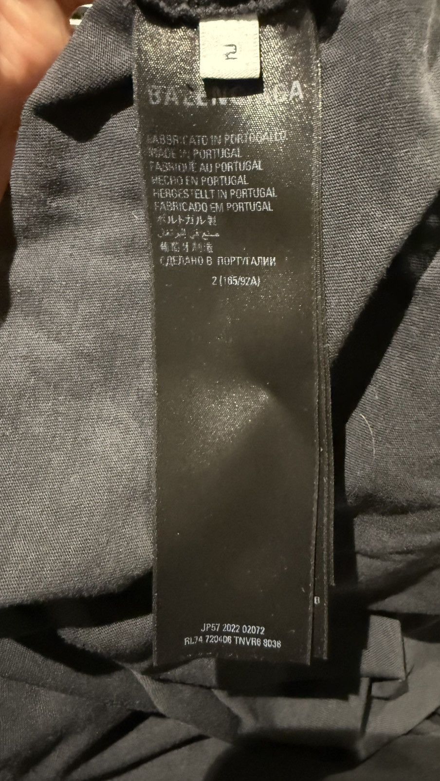 Balenciaga Mirror Balenciaga Patched T-Shirt Hoodie Oversized Size US L / EU 52-54 / 3 - 5 Thumbnail