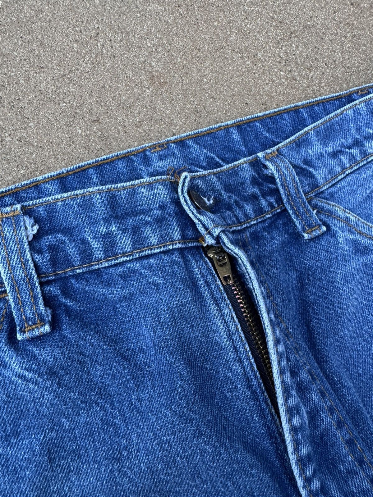 Levi's Vtg 80’s Levi’s 646 Orange Tab Bellbottom Flare Jeans 34x28 Size US 34 / EU 50 - 5 Thumbnail