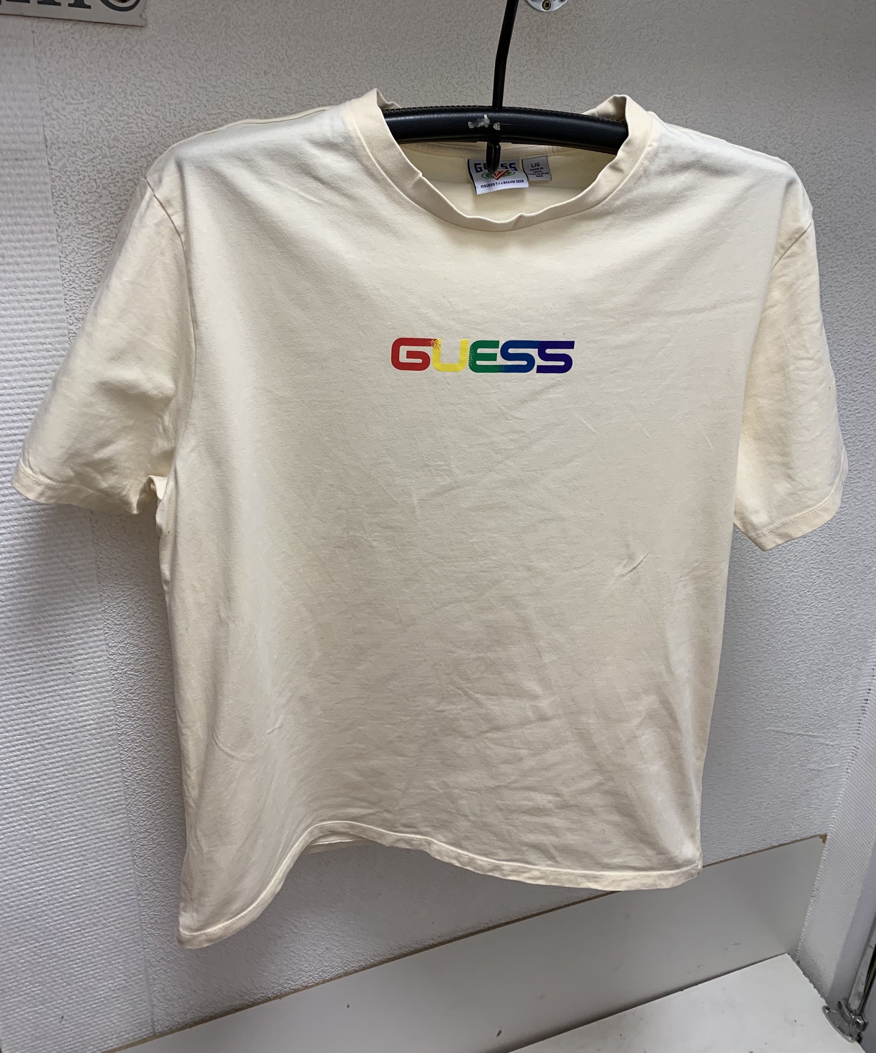 Guess × J Balvin Guess J.Balvin 2020 big logo t-shirt L-Xl sz Size US L / EU 52-54 / 3 - 2 Thumbnail