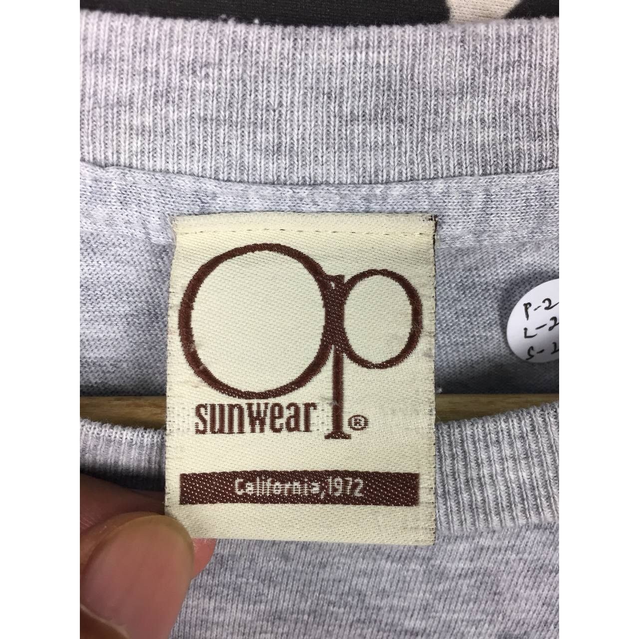 Ocean Pacific × Vintage Ocean Pacific OP Sunwear Spell Out Long Sleeve Tee Size US L / EU 52-54 / 3 - 8 Thumbnail