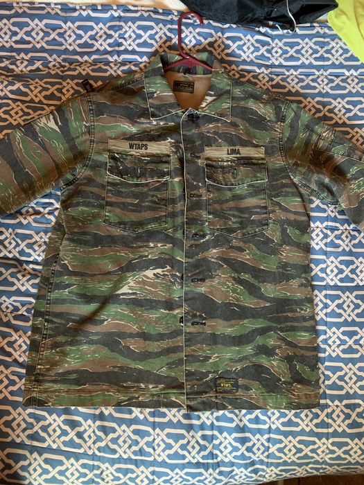 Wtaps Wtaps Tiger Camo Buds Shirt | Grailed