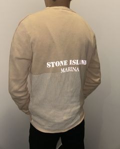 Salmon stone island clearance jumper