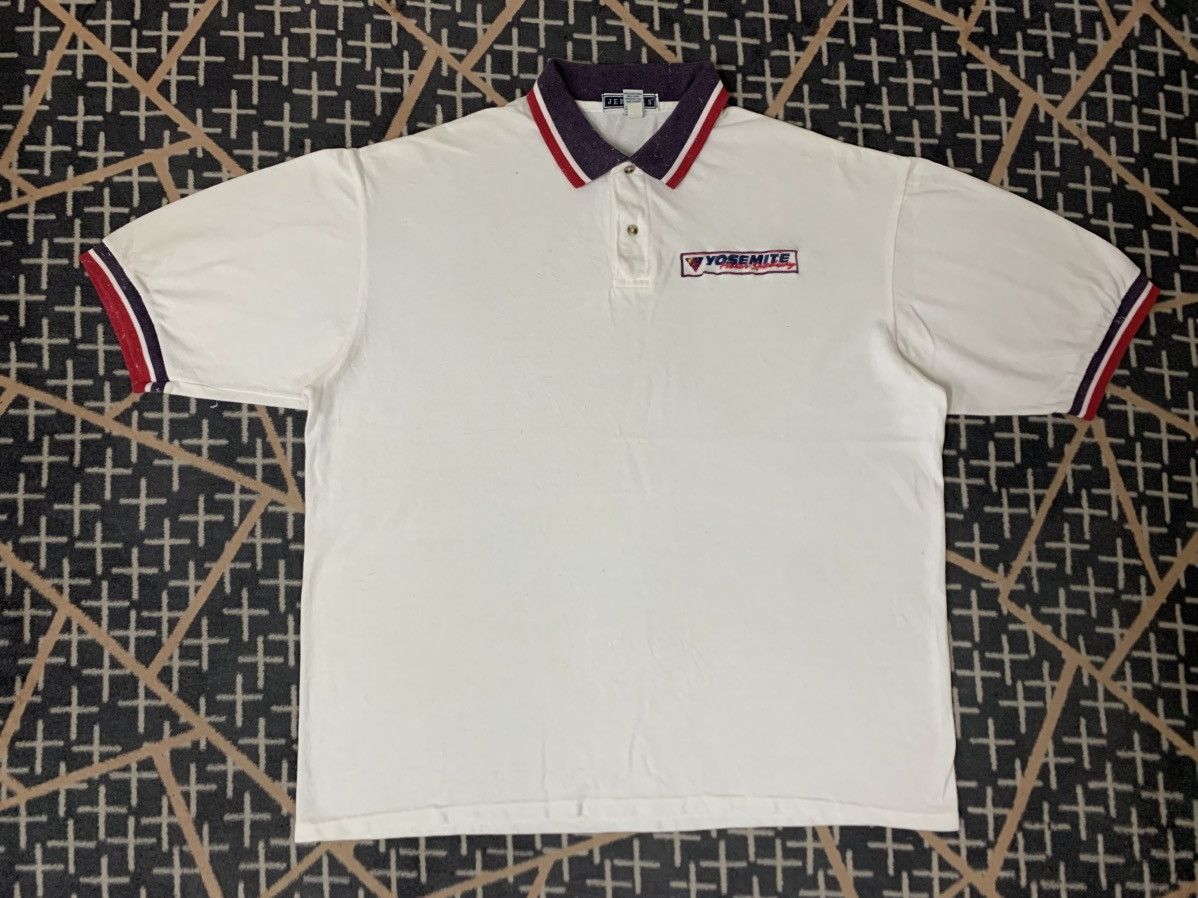 Vintage LAST DROP#Vintage Yosemite Motor Speedway Polo Made In Usa Size US XXL / EU 58 / 5 - 1 Thumbnail