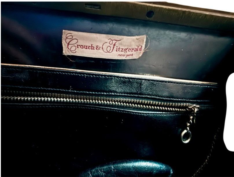 Other VTG Leather Frame Bag Crouch & Fitzgerald – Crocodile 1950s Size ONE SIZE - 6 Thumbnail
