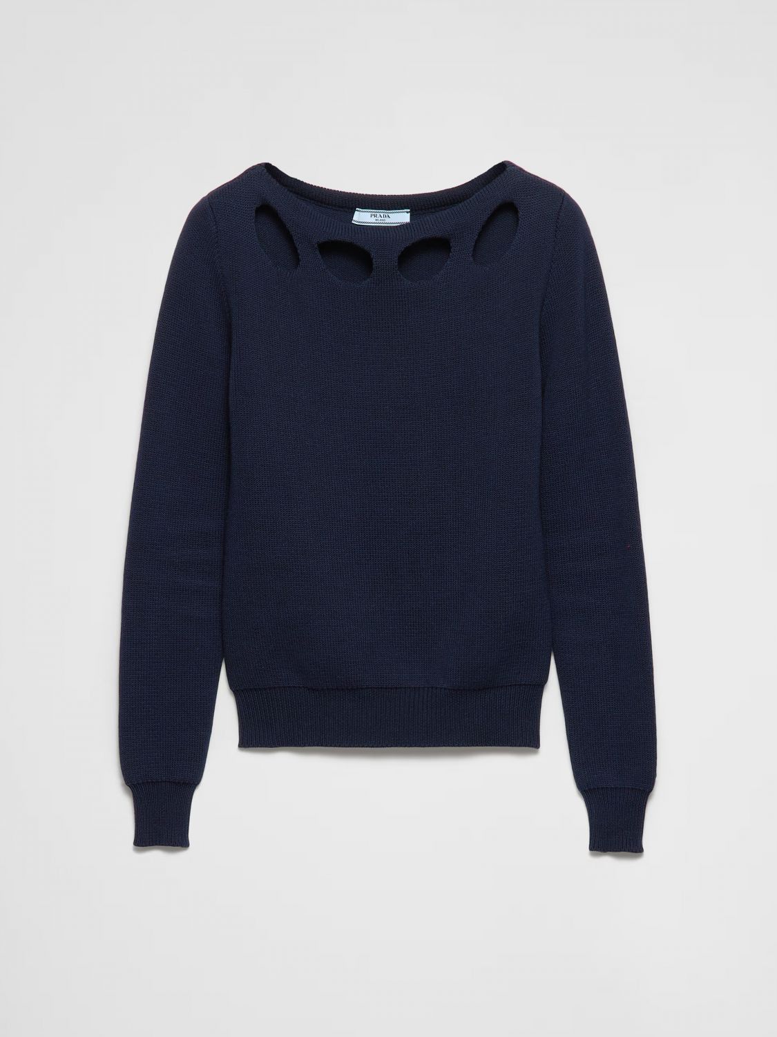 Prada Prada Sweater Woman Blue Size M / US 6-8 / IT 42-44 - 1 Preview