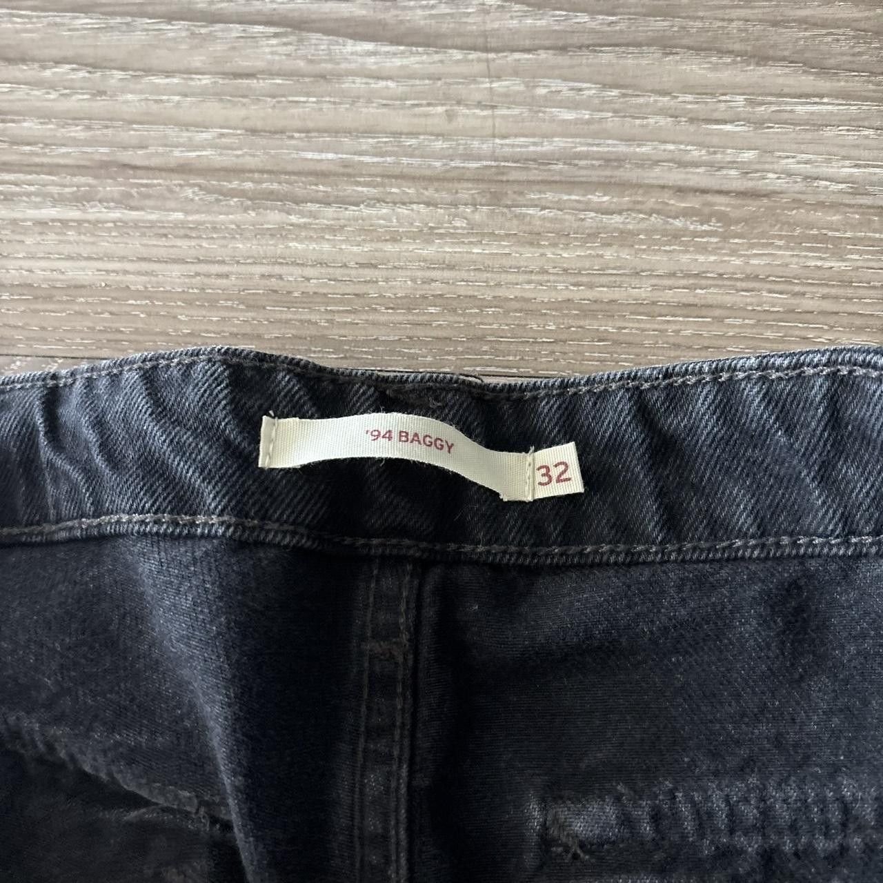 Levi's Crazy Vintage Y2K/2000s Baggy Black Levis Skater Style Cargo Denim Jeans! 32x30 Size US 32 / EU 48 - 8 Thumbnail