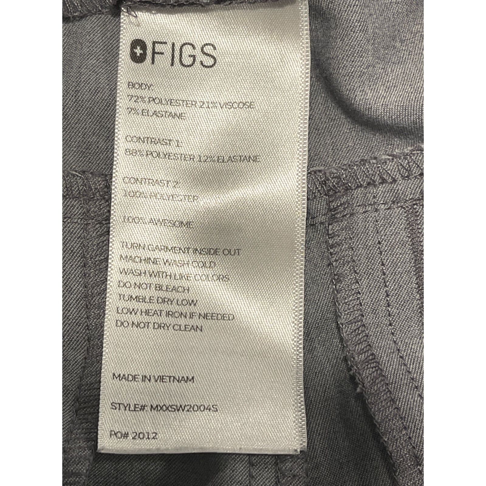 Vintage VINTAGE FIGS MXXSW2004 S Gray Medical Scrubs Joggers Pants & Shirt Size US M / EU 48-50 / 2 - 4 Thumbnail