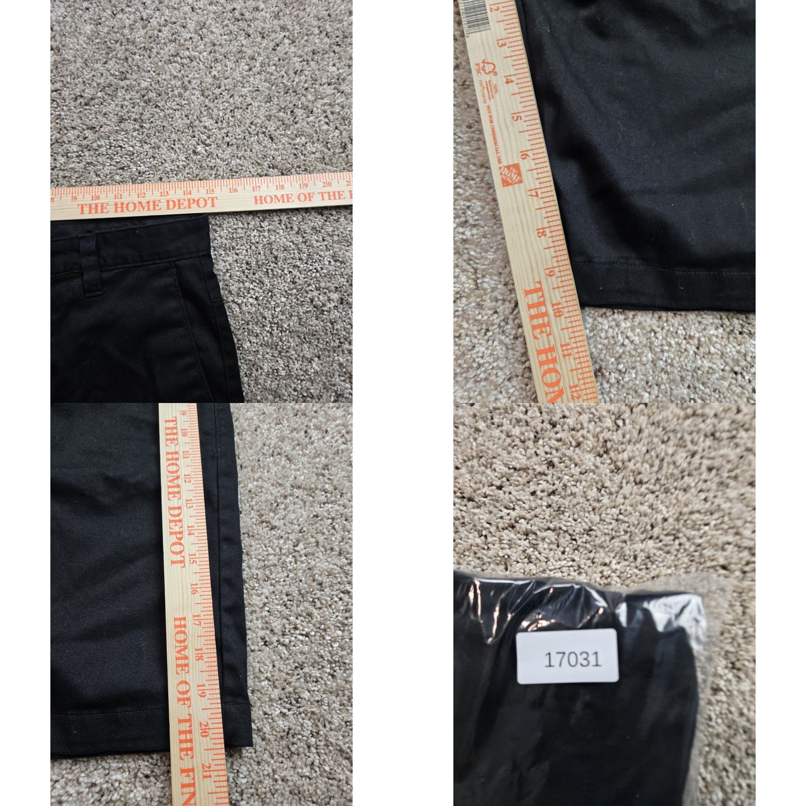 Volcom Volcom Mens Shorts 28 Black Chino Flat Front Casual Pockets 10" Inseam Size US 28 / EU 44 - 8 Thumbnail